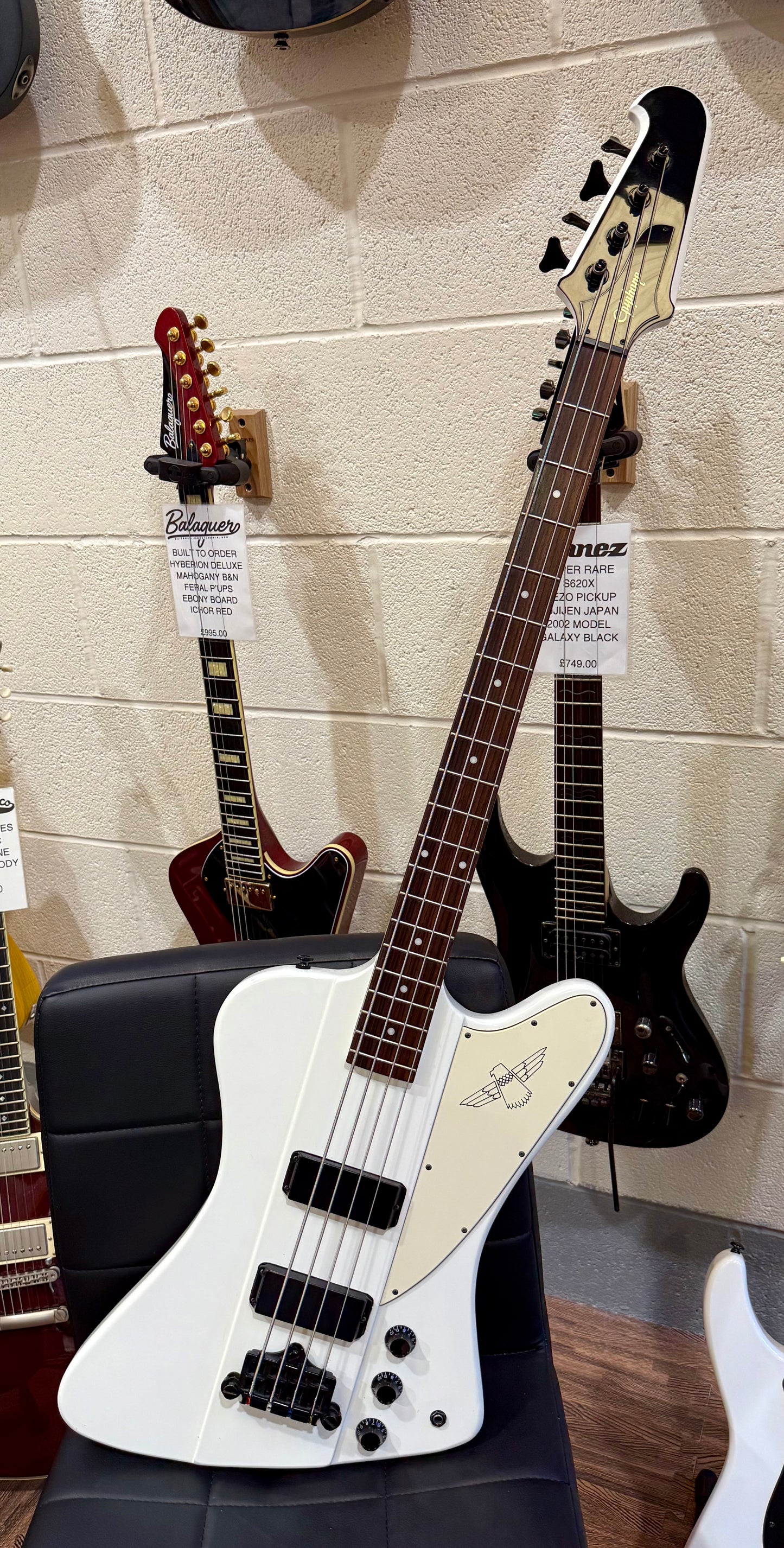 🔥RARE WHITE🔥 Epiphone Thunderbird T-Bird Bass~ Made In Korea~ 2007 Model!