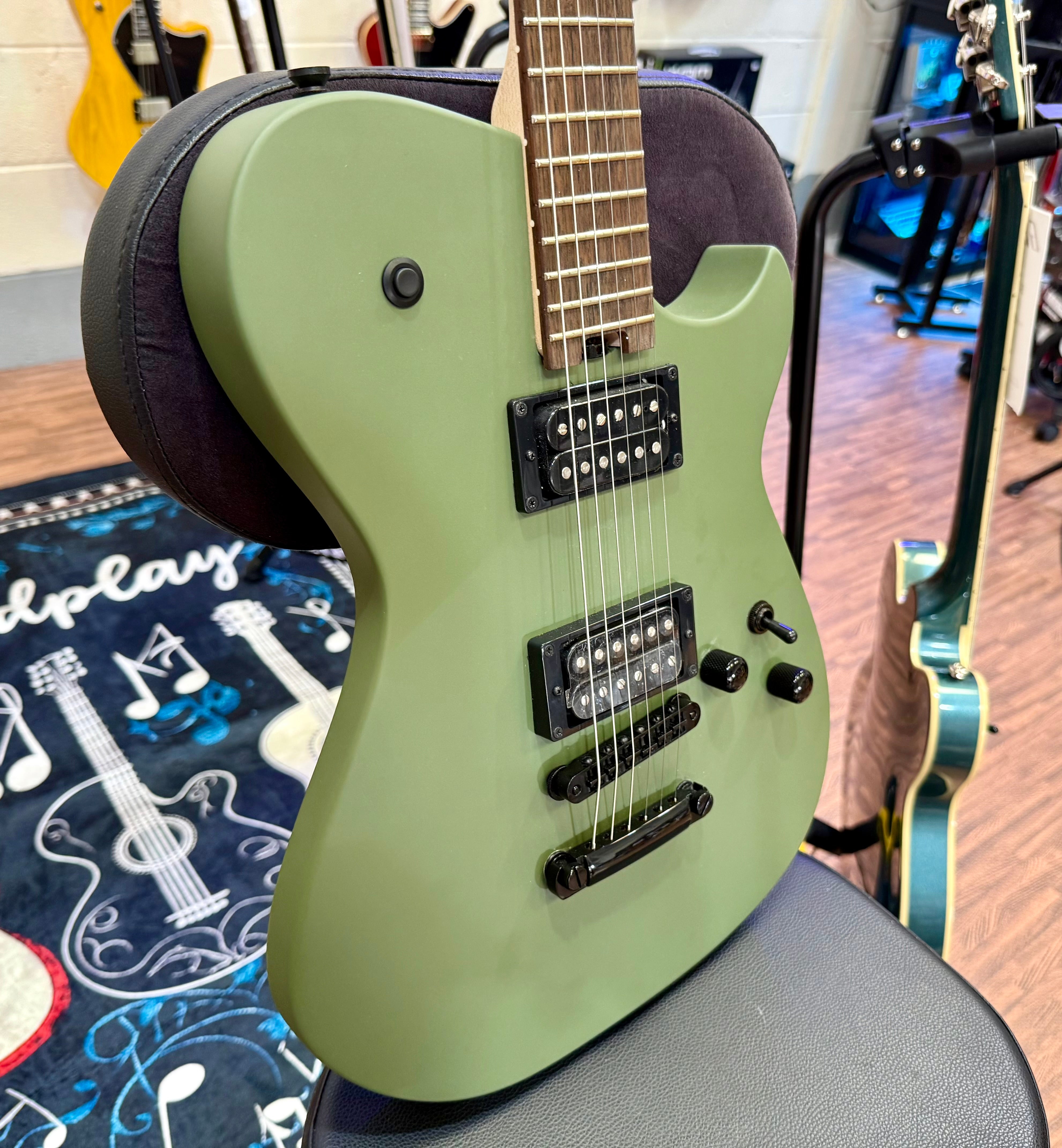 🔥2025 NEW RELEASE🔥 Manson Meta Series Matt Bellamy MBM-2H~ Satin Olive Green!