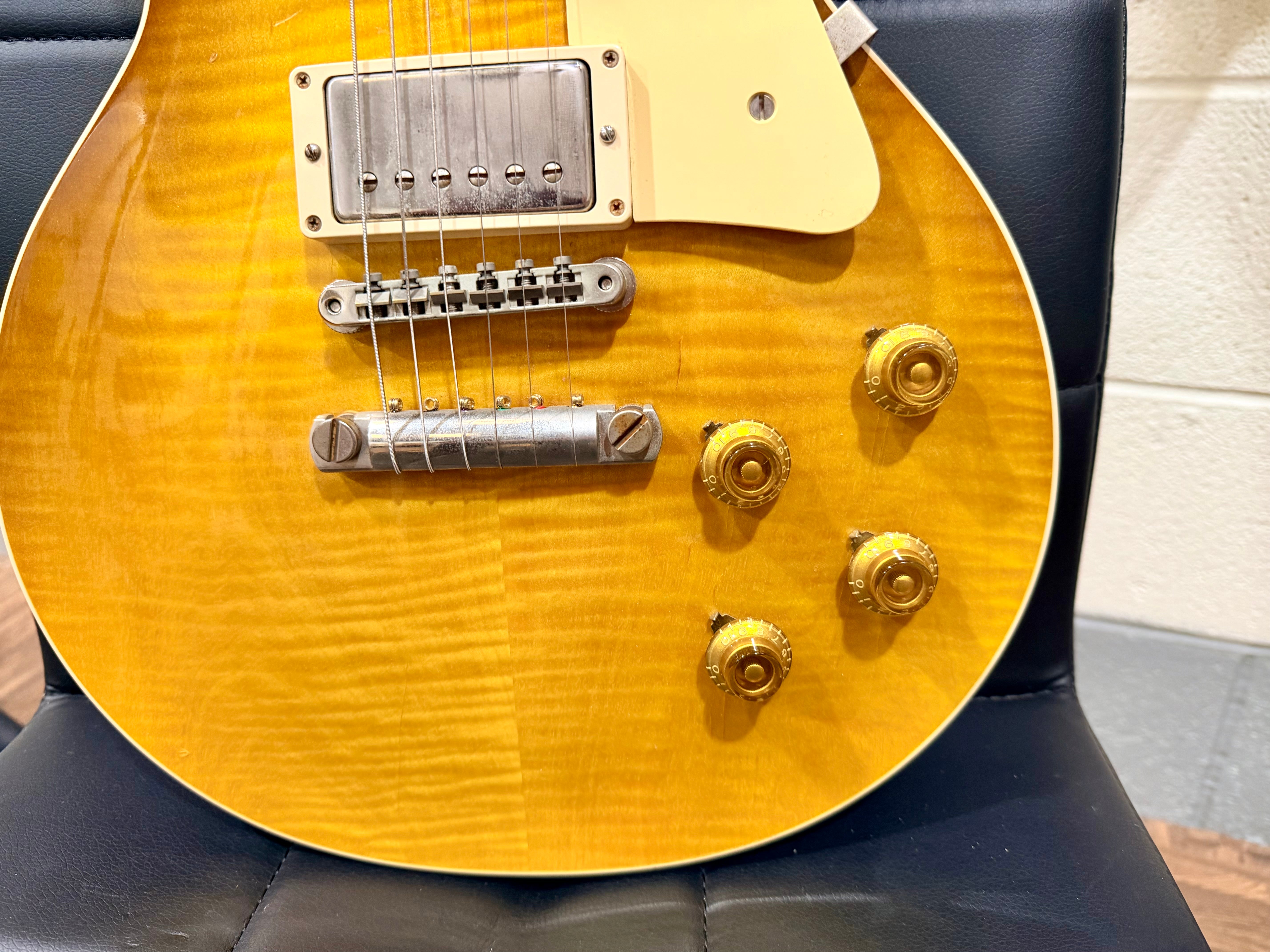 🔥2018🔥 Gibson 1959 Les Paul Custom Shop R9 VOS~ Historic Reissue~ Honey Burst!