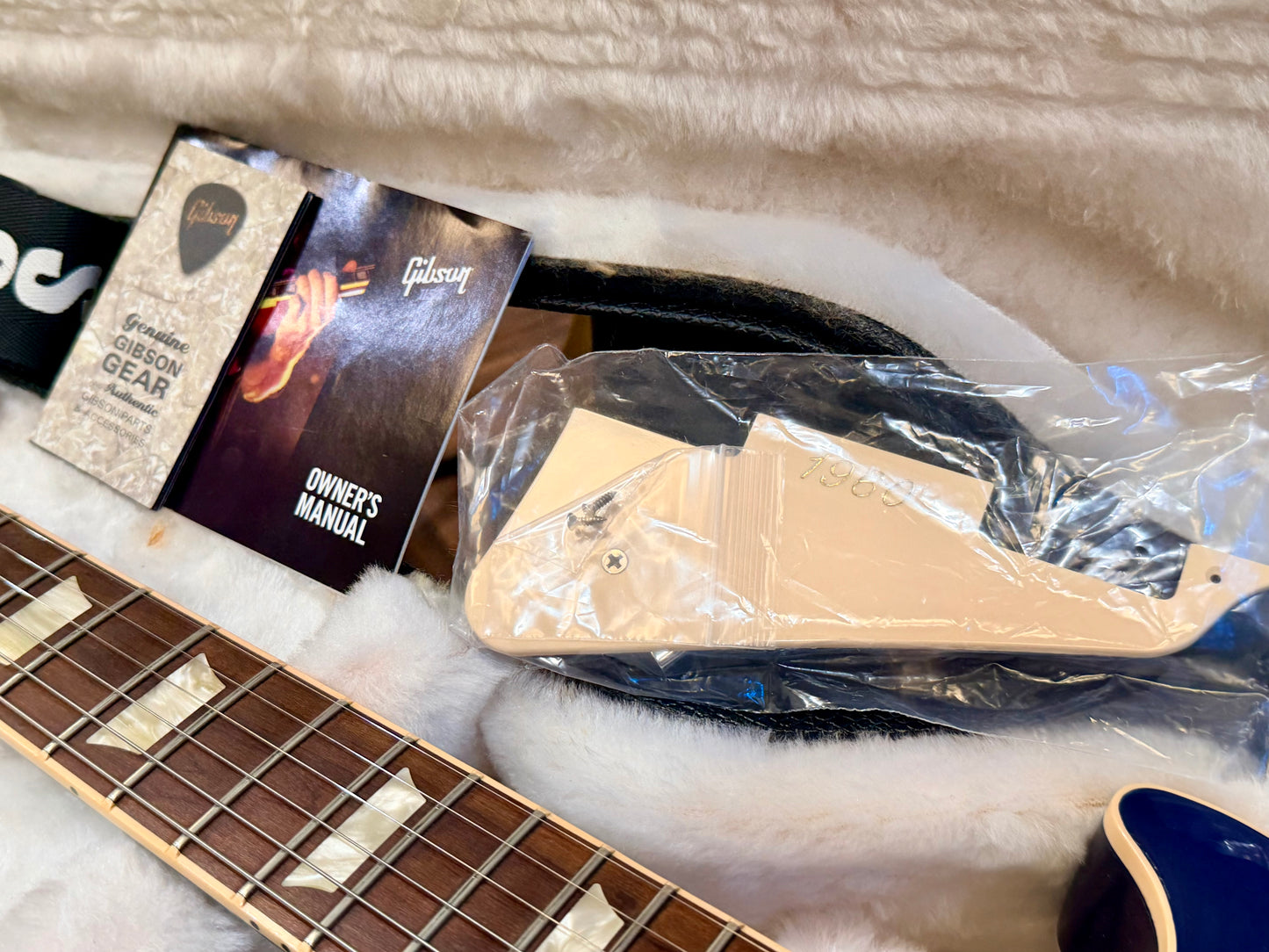 🔥2011 USA🔥 Gibson Les Paul Classic Plus Top~ Manhattan Midnight Blue + Case!