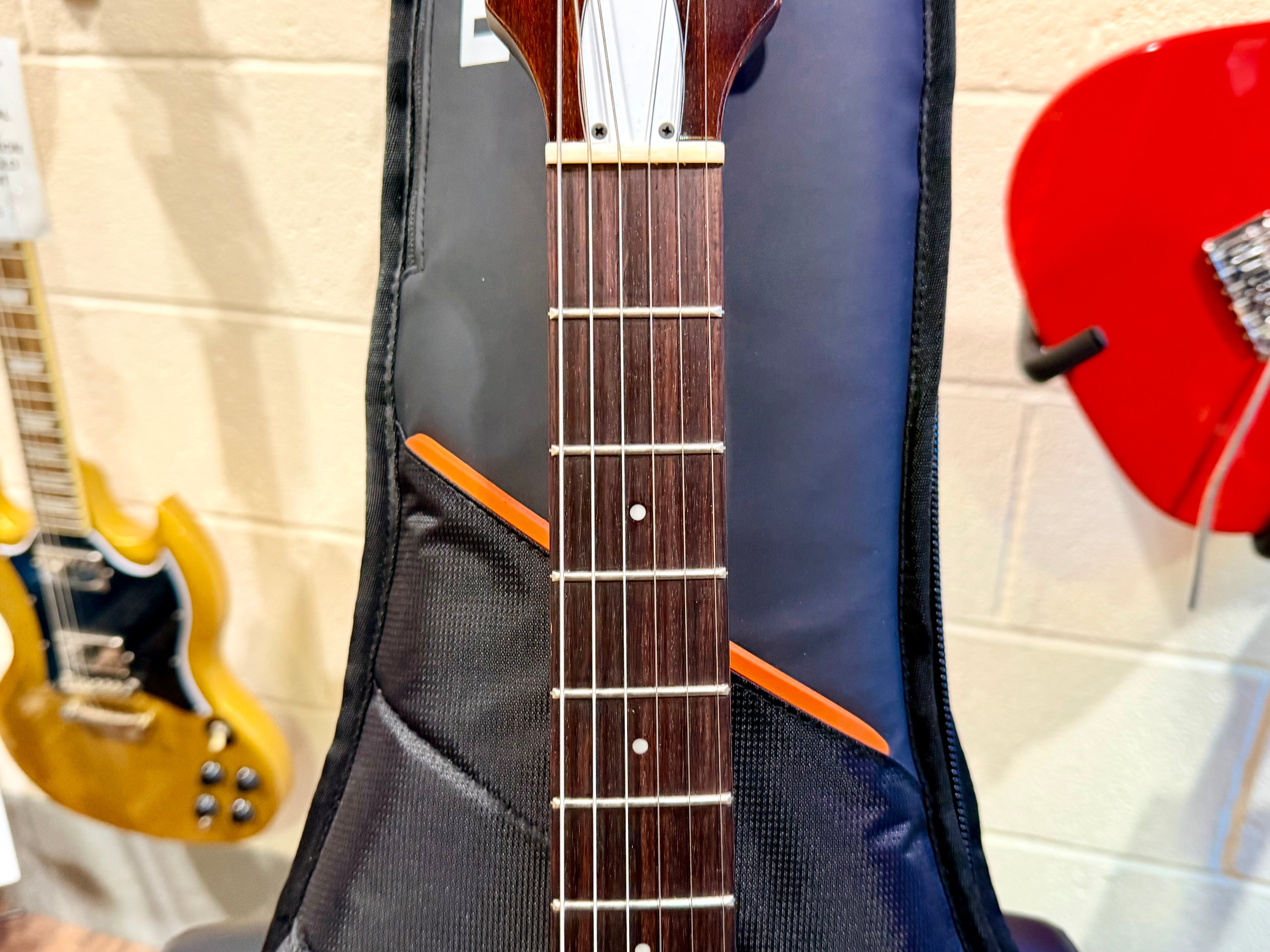 🌟NEW🌟 Harmony Juno Standard Electric~ Pearl White Gold Foil P90 + Mono Case!