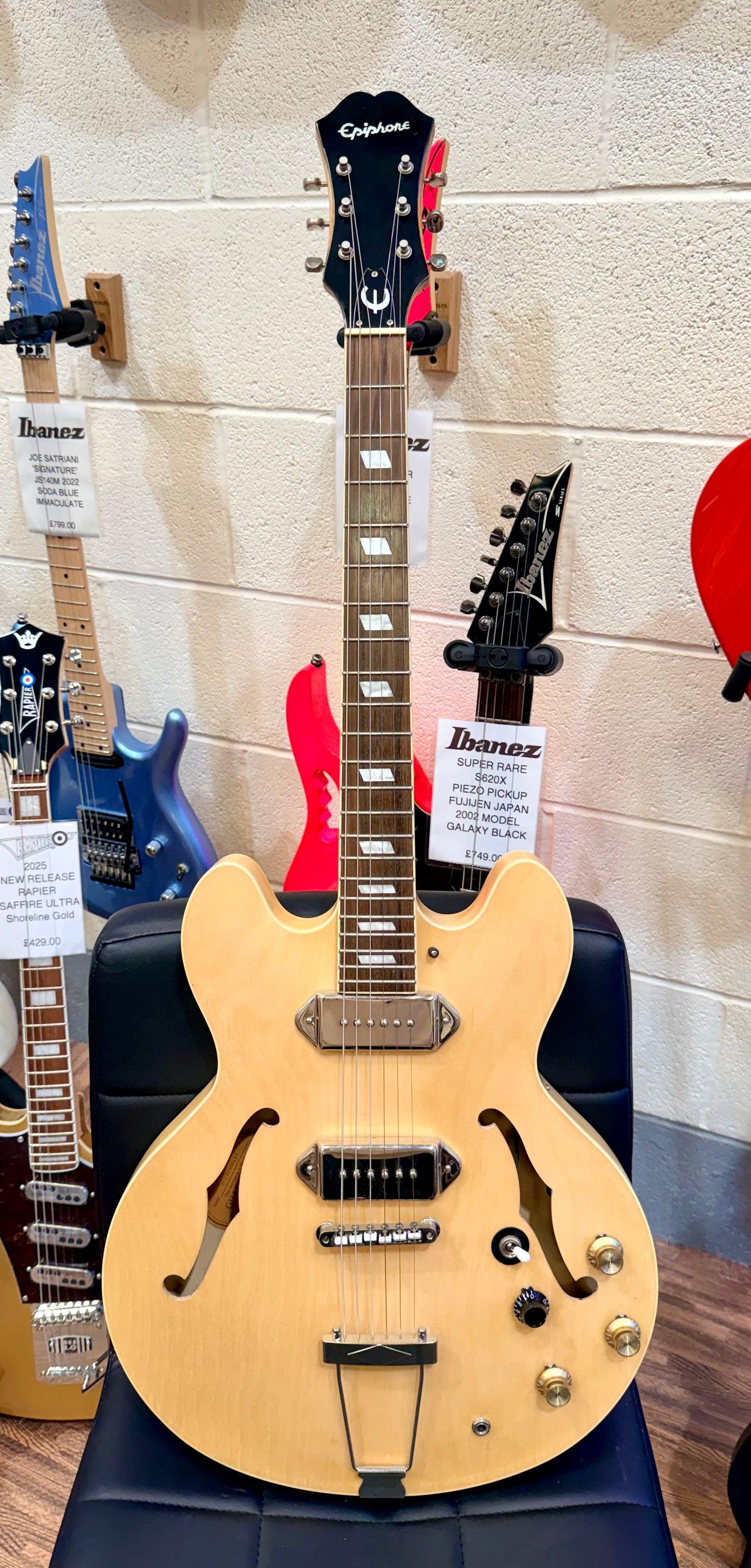 🌟JOHN LENNON SPEC🌟 Epiphone Casino Natural Hollowbody Guitar~ 2009 Model!