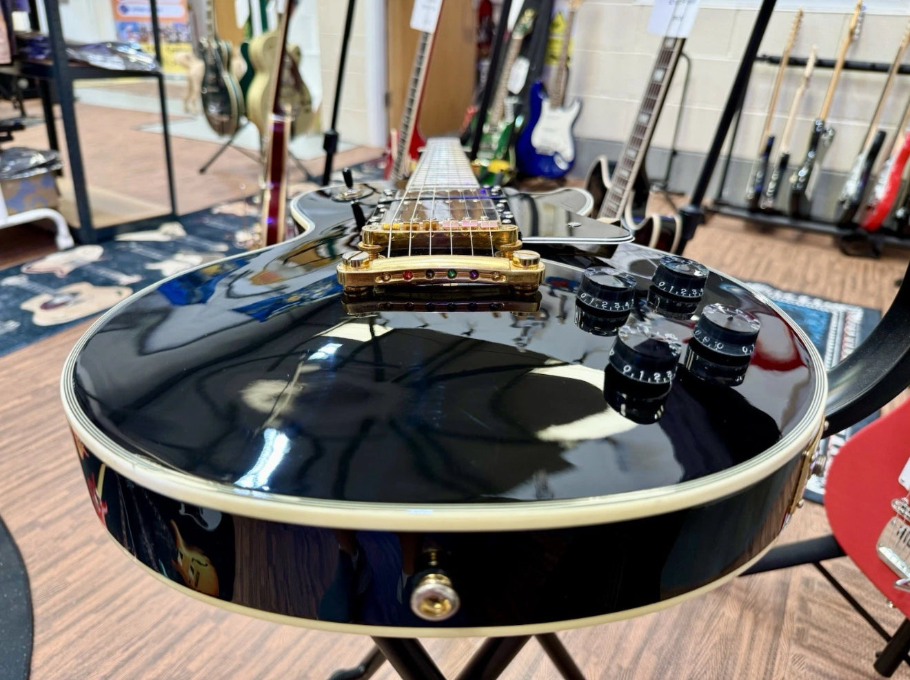 🔥1997 Korea🔥 Epiphone Les Paul Black Beauty Custom~ Exceptional Condition!