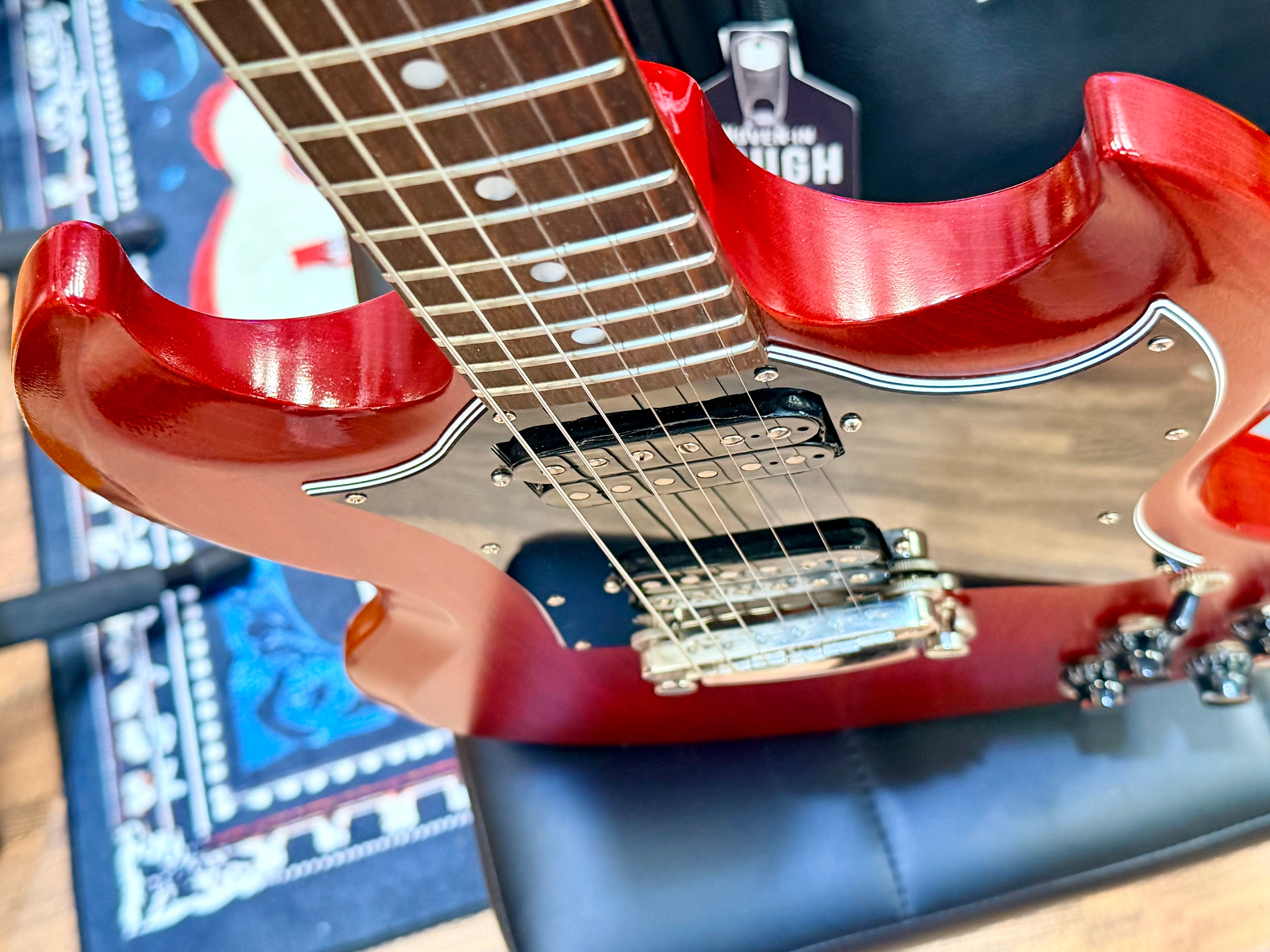 π2022π Gibson SG Tribute~ Worn Satin Cherry USA + Deluxe Gig Bag~ Cherished!
