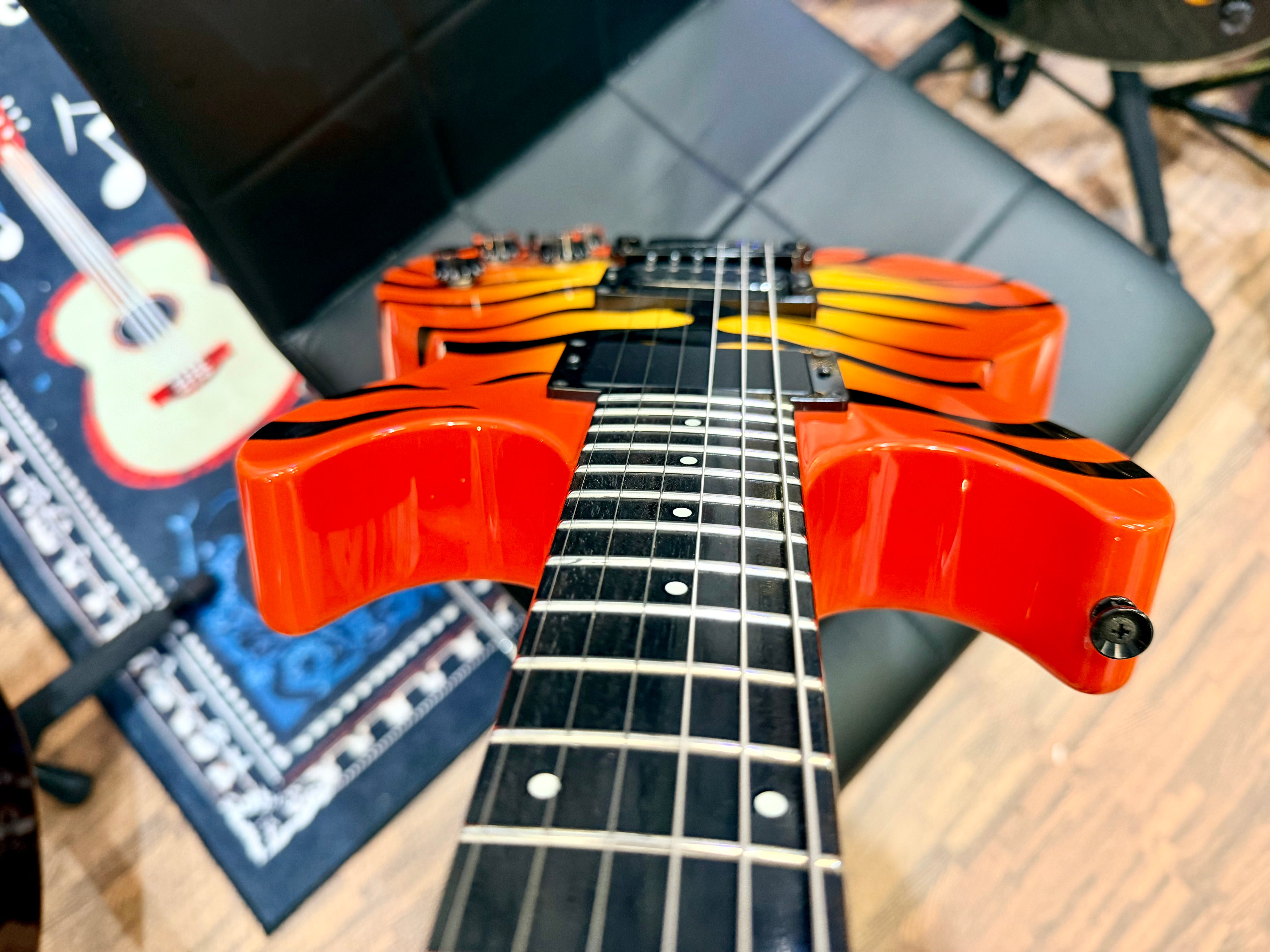 π― Edwards ESP E-SR-Kellogg Orange Tiger~ Sukeroku Ken Yokoyama~Made In Japan π―