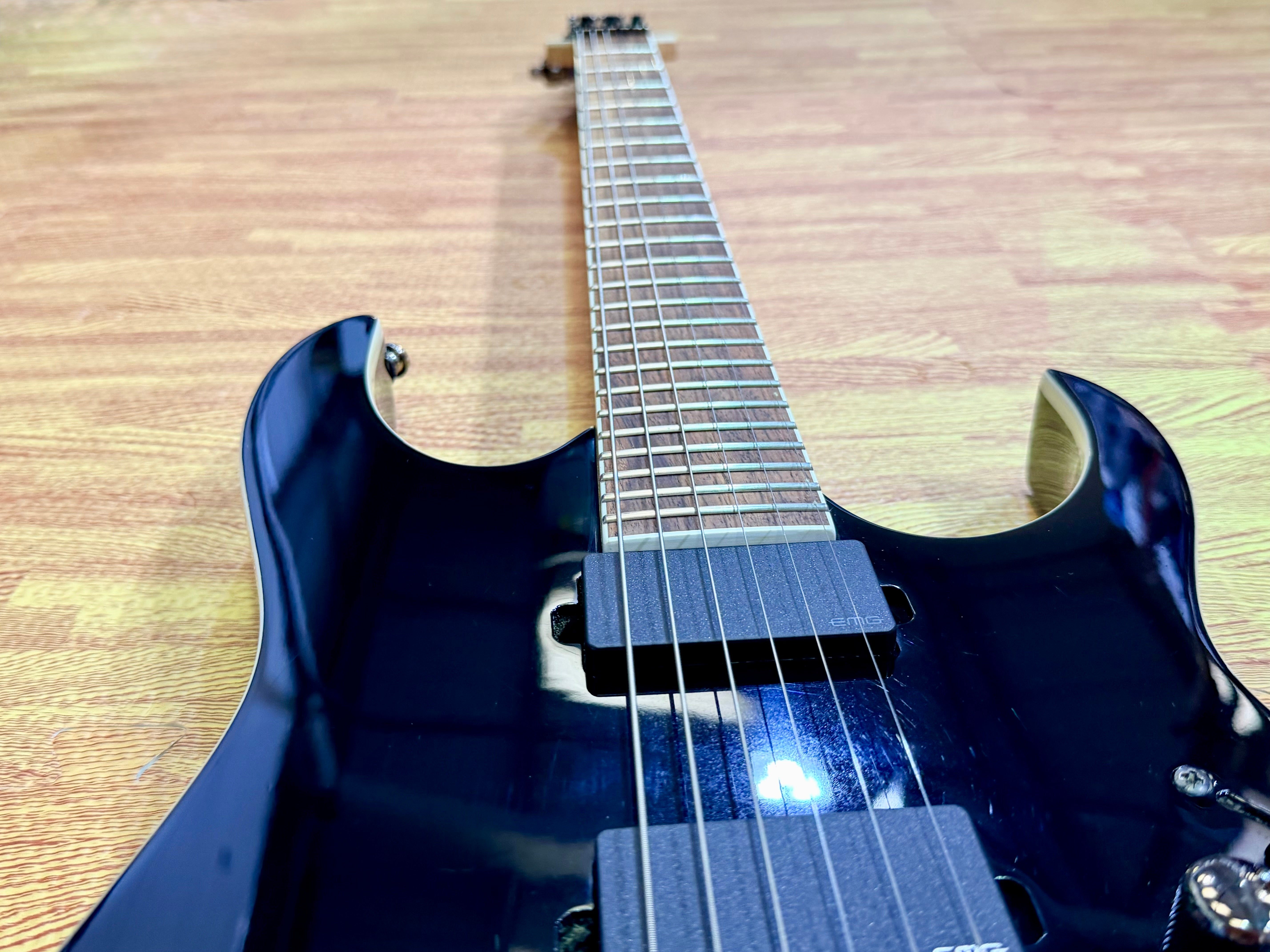 🔥2013🔥 Ibanez RGIR20E Iron Label Black~ EMG 81/60~ 24V Active Battery Mod!