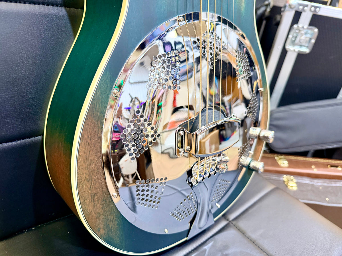 🔥NEW🔥 Ortega Americana Series RRG30E-DD Electro-Acoustic Resonator~ Denim!
