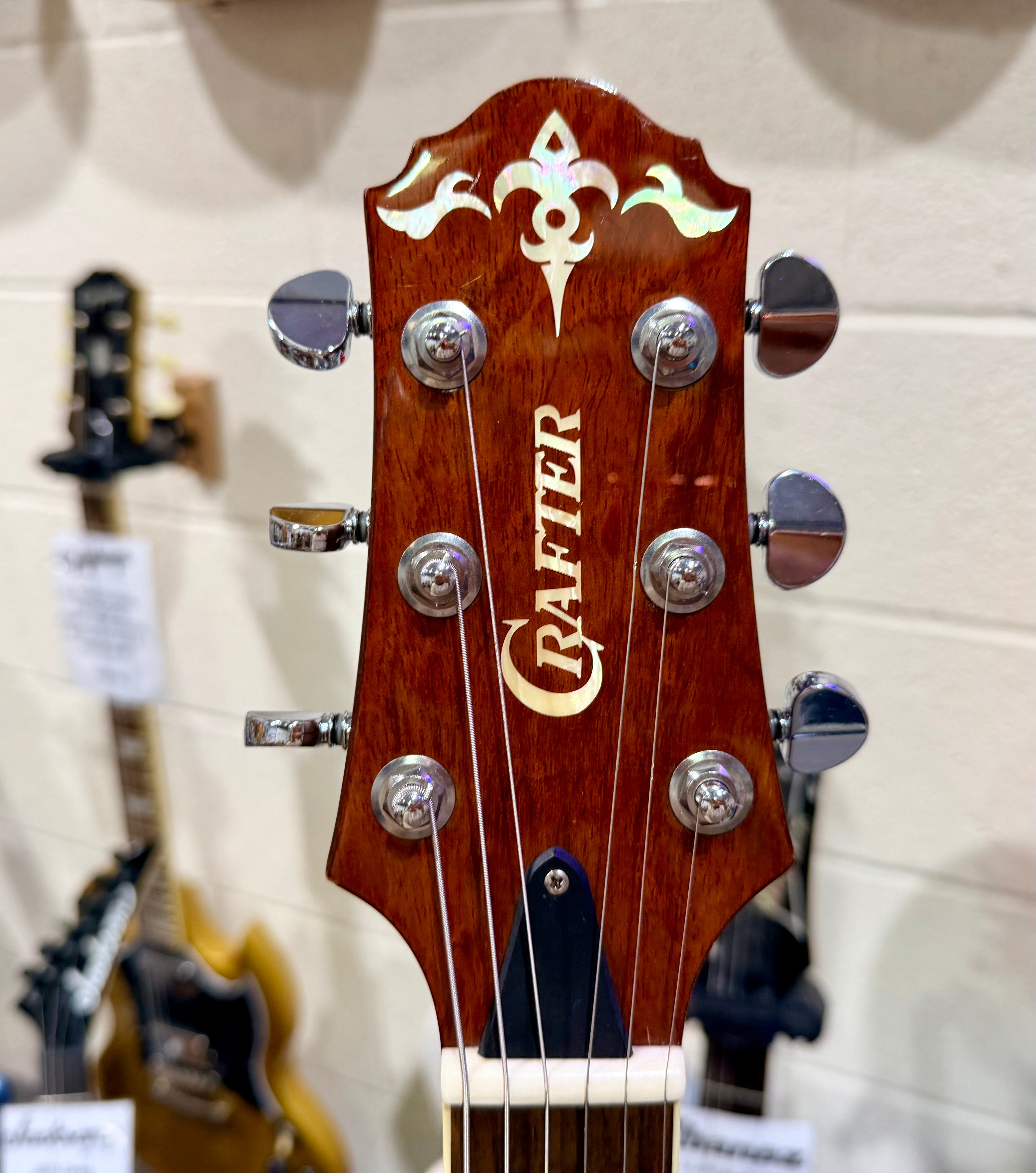 🔥UPGRADED🔥 Crafter Hybrid SA-BUB Guitar~ Electro Acoustic W/ Bridge Pickup!