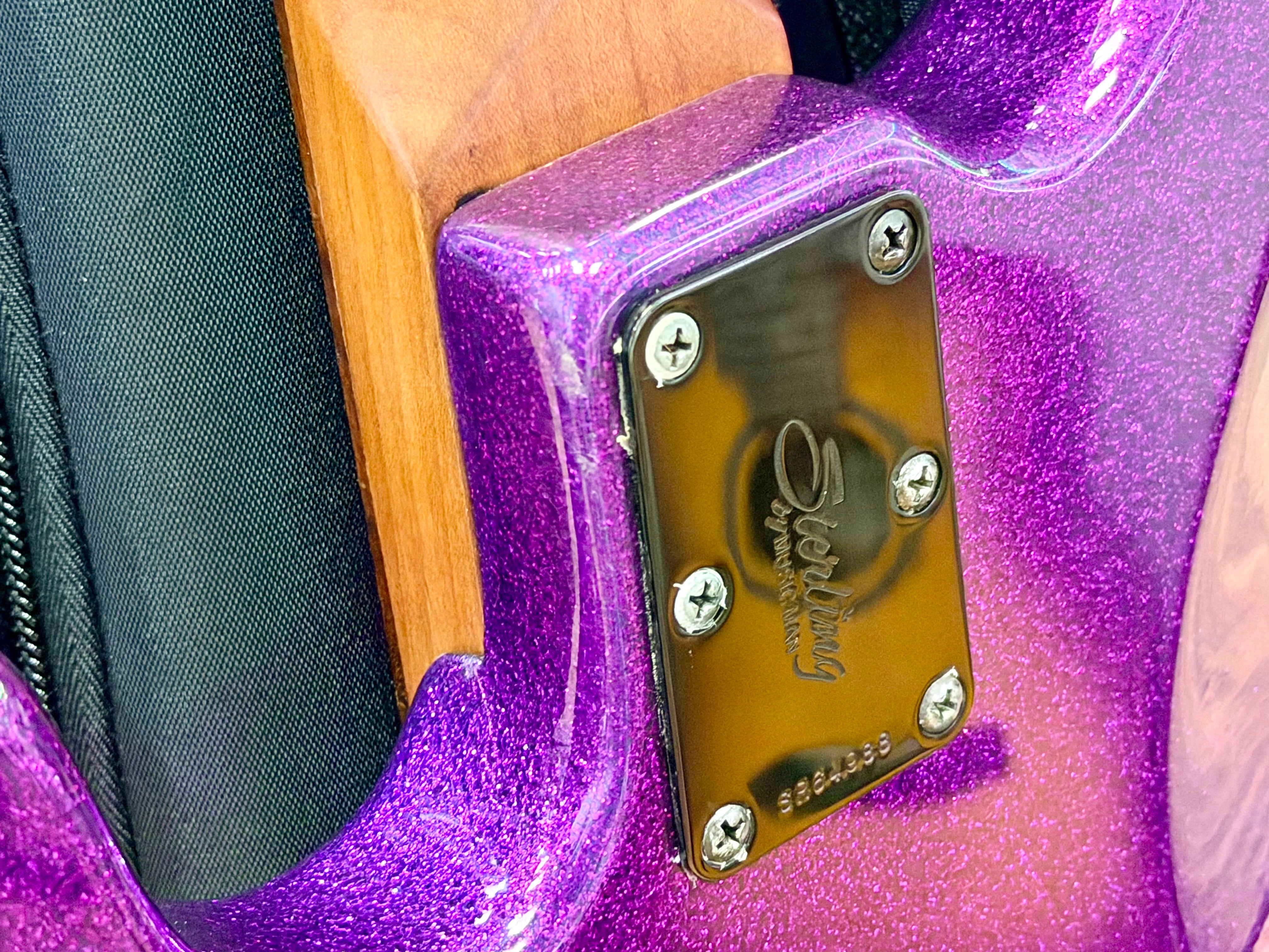 ✨2024✨ Sterling Music Man StingRay RAY34~ Purple Sparkle~ Electric Bass + Bag!