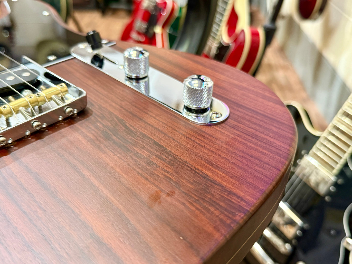🪵 Custom Rosewood Telecaster~ George Harrison style~ REAL Rosewood~ 10lb:5 🪵