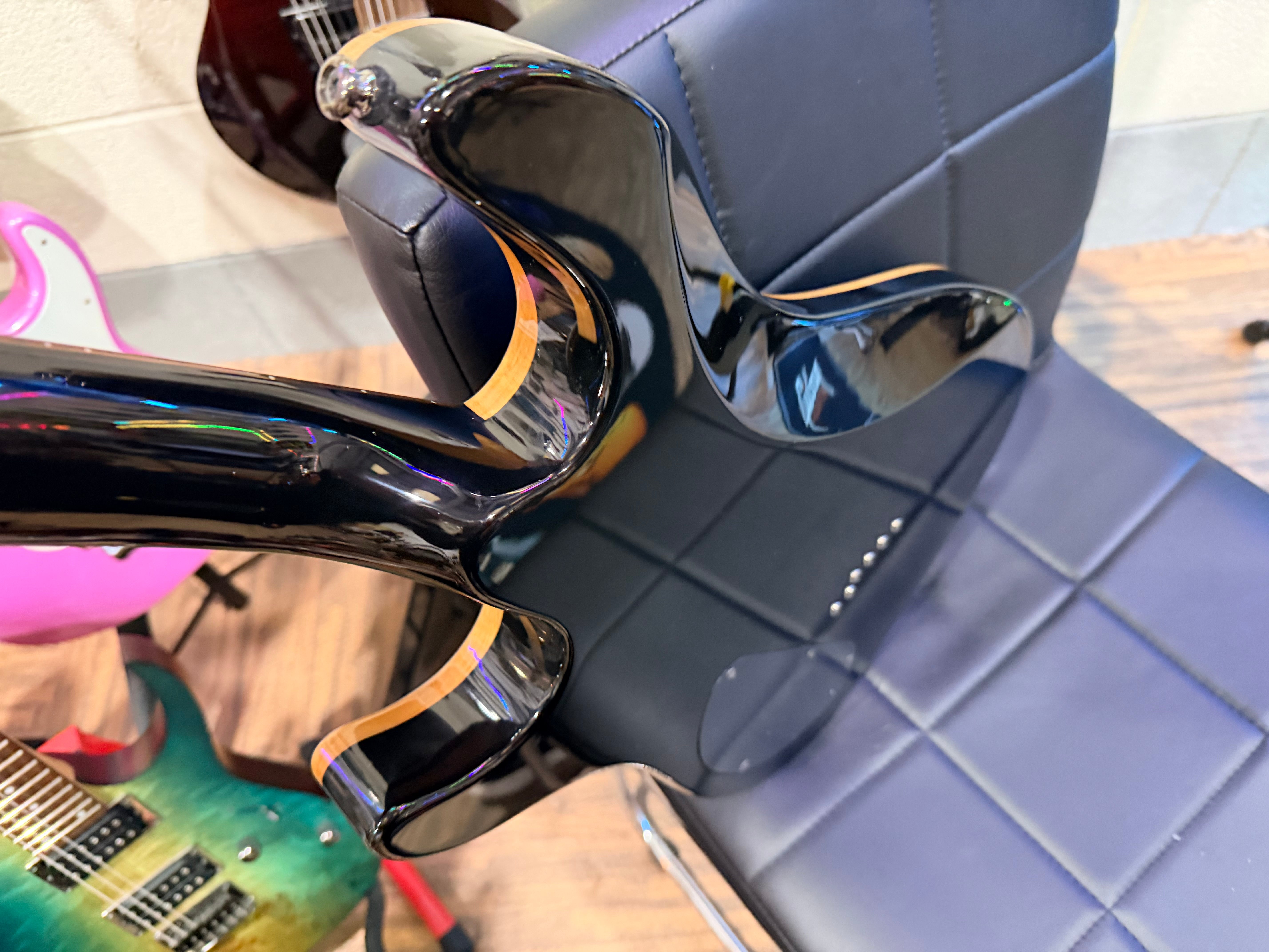 🔥KOREA 2015🔥 Cort KX Custom Electric Guitar~ Flamed Maple Trans Blue~ Rare!