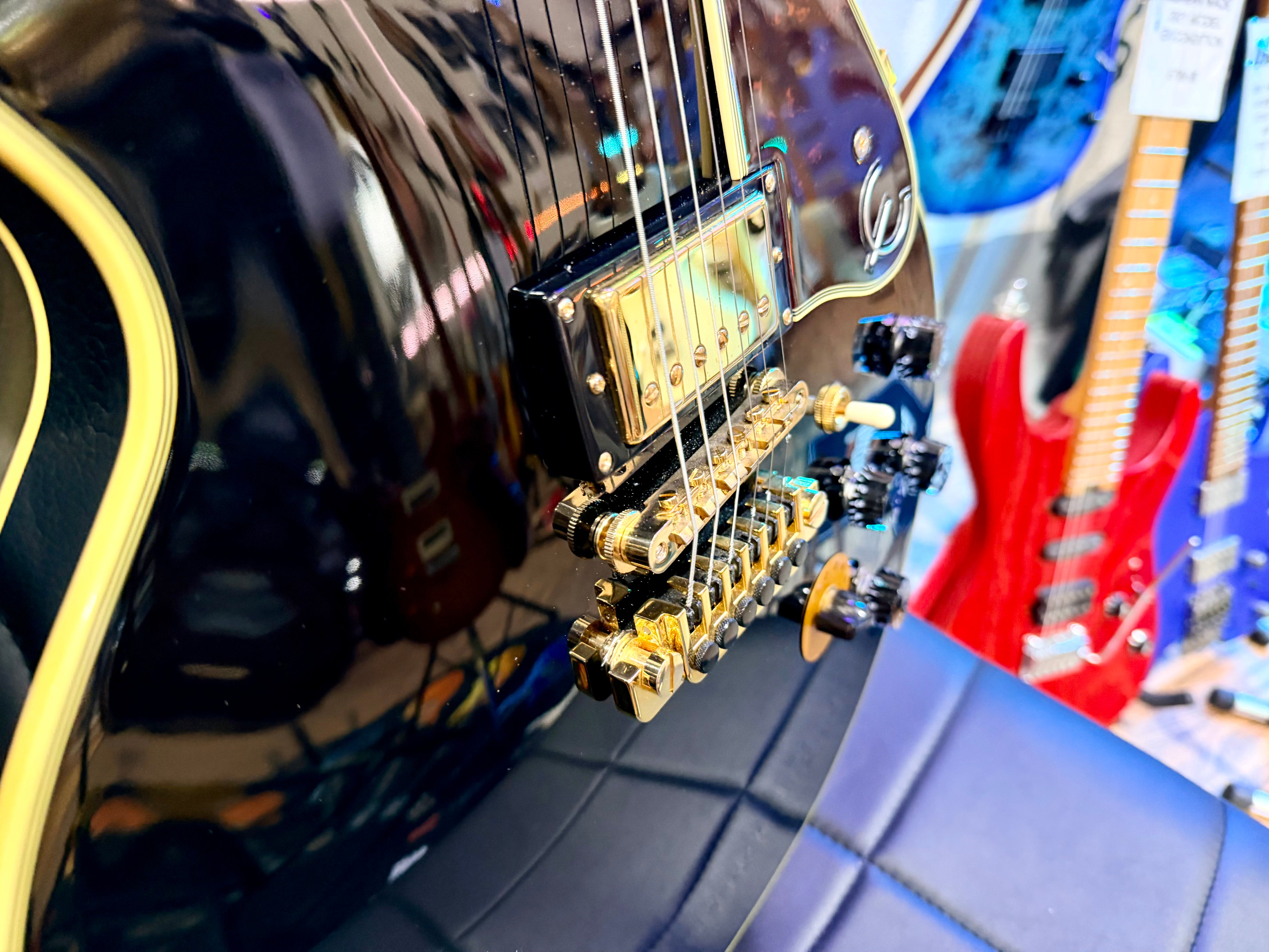 🔥MINT🔥 Epiphone B.B. King Lucille Guitar~ 2016~ Ebony Black~ Semi-Hollowbody!