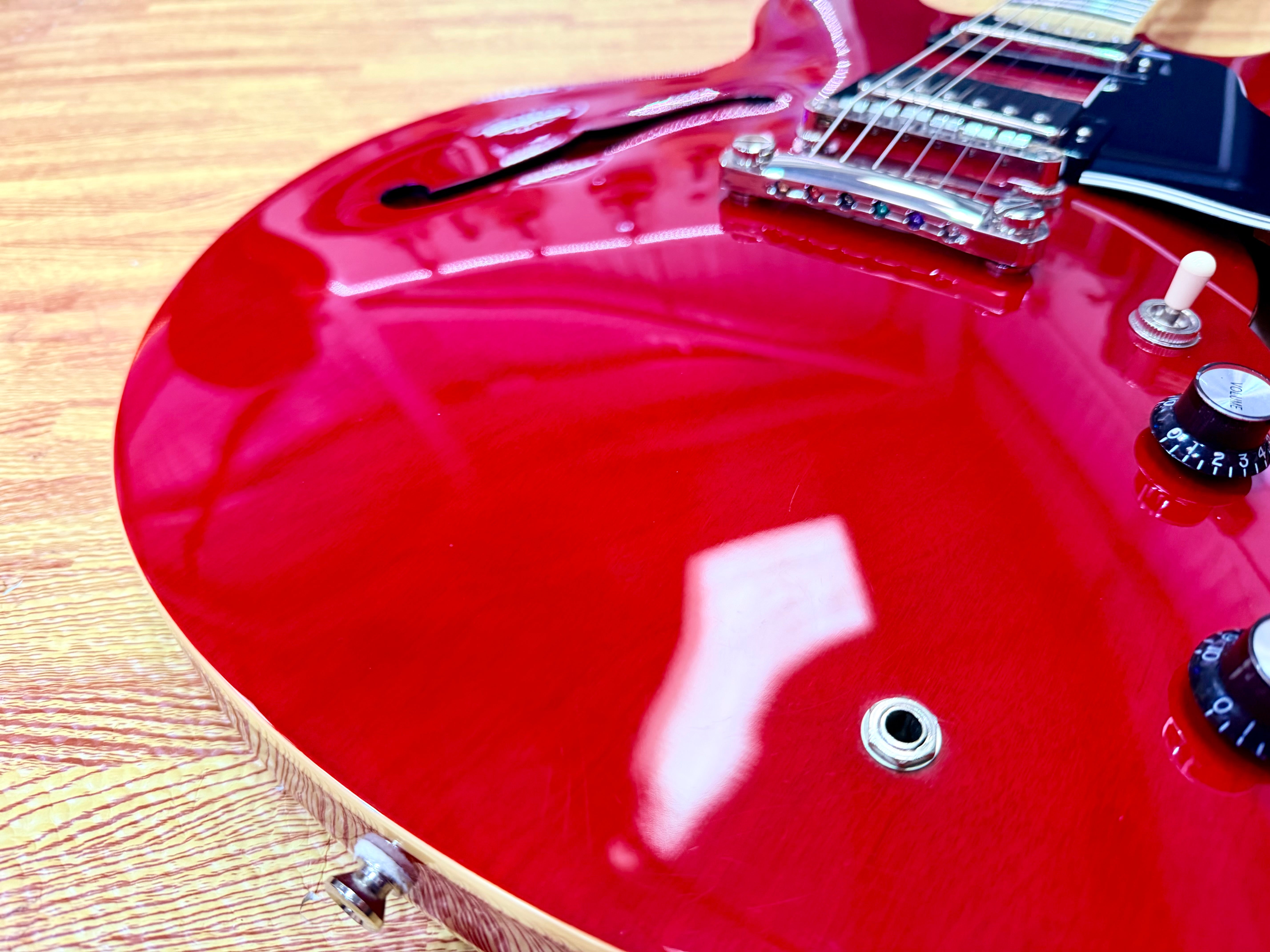 ✨2025✨ Epiphone Inspired by Gibson ES-335 Cherry~ Semi Hollow Electric Guitar!