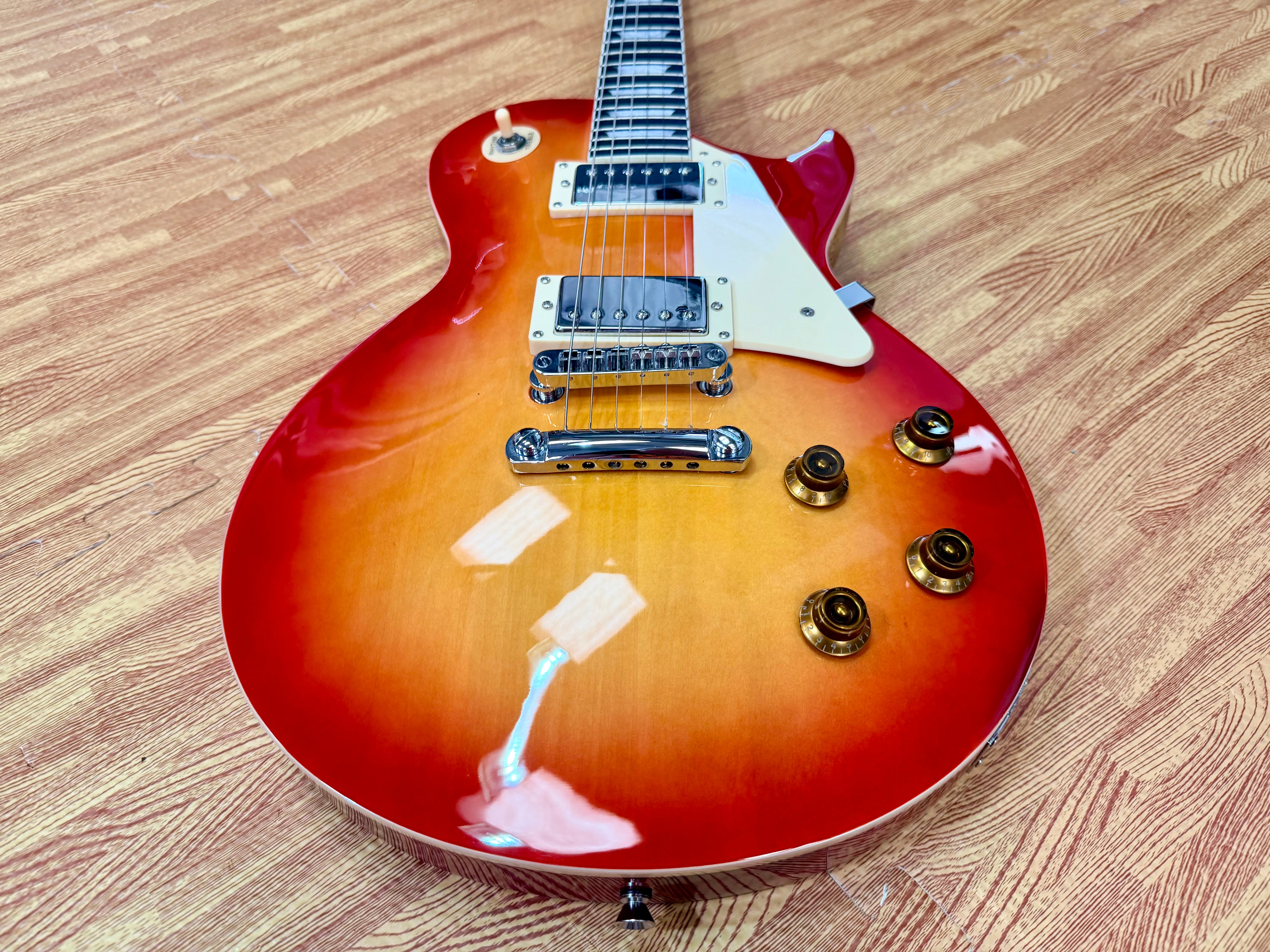 ☀️BUNDLE OFFER☀️ Harley Benton SC-450 CB Classic Series~ Cherry Burst LP Style!