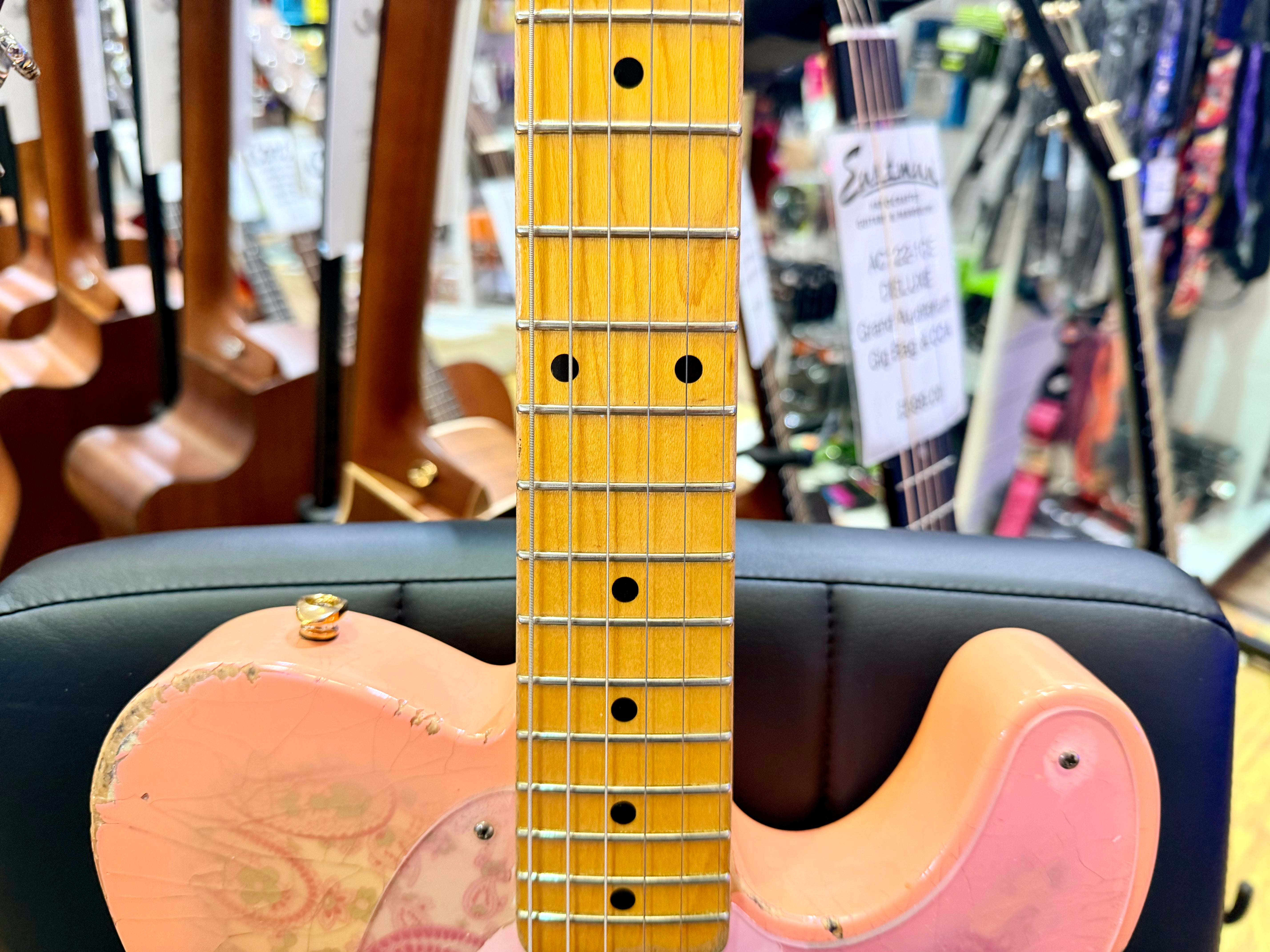 ✨2018✨ Nash Guitars T-68 Pink Paisley Telecaster Relic~ Lollar Pickups + Case!