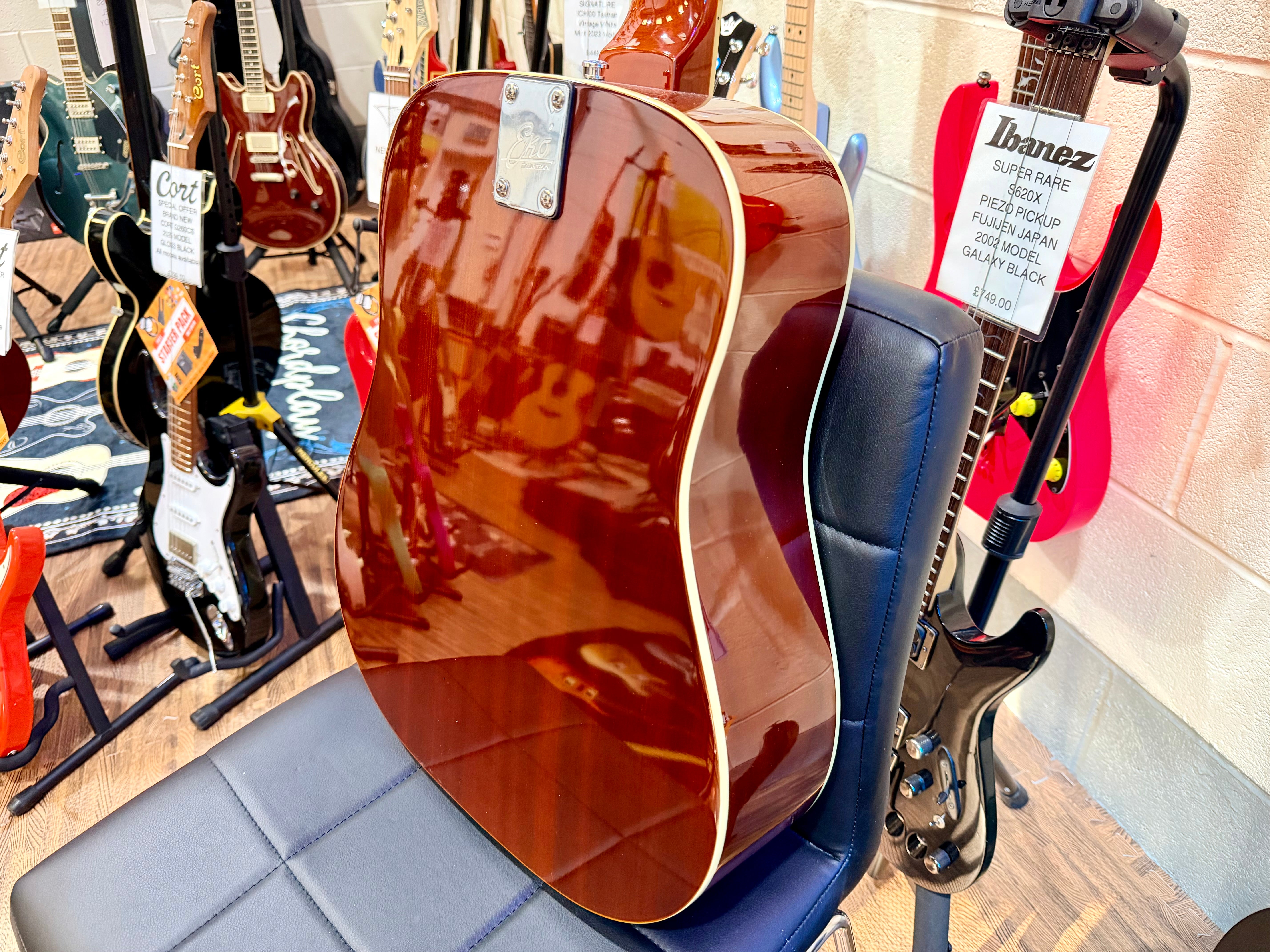 ๐NEW๐ EKO Ranger 5~ 12 String Acoustic Guitar~ XII VR~ Natural Gloss Finish!