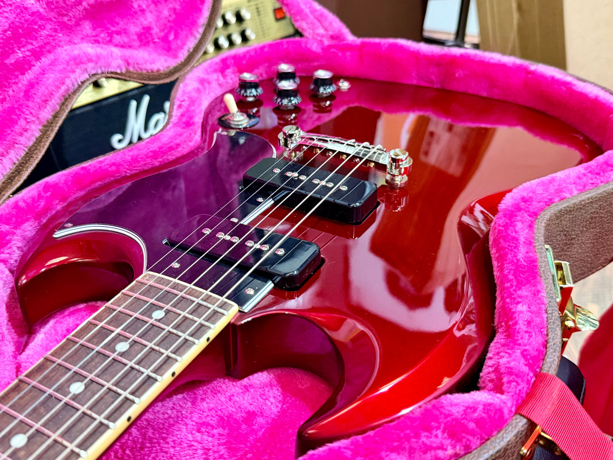 ✨2025✨ Epiphone SG Special P-90 Sparkling Burgundy + Hard Case~ MINT Condition