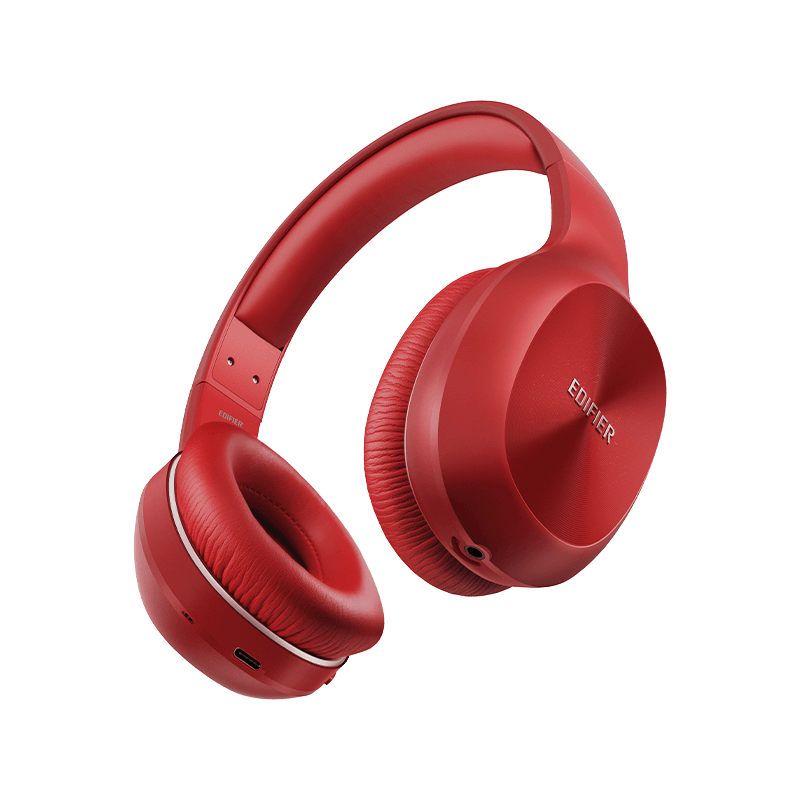 Edifier W800BT Plus Wired And Wireless Bluetooth Headphones - Red