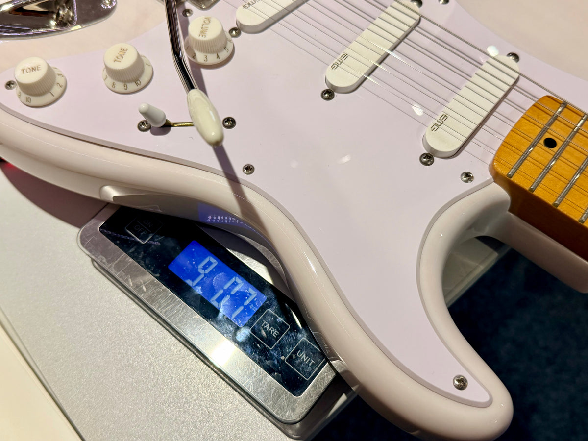 🔥EMG ACTIVE🔥 Squier Classic Vibe ‘50s Stratocaster In White Blonde~ EMG SA P’ups