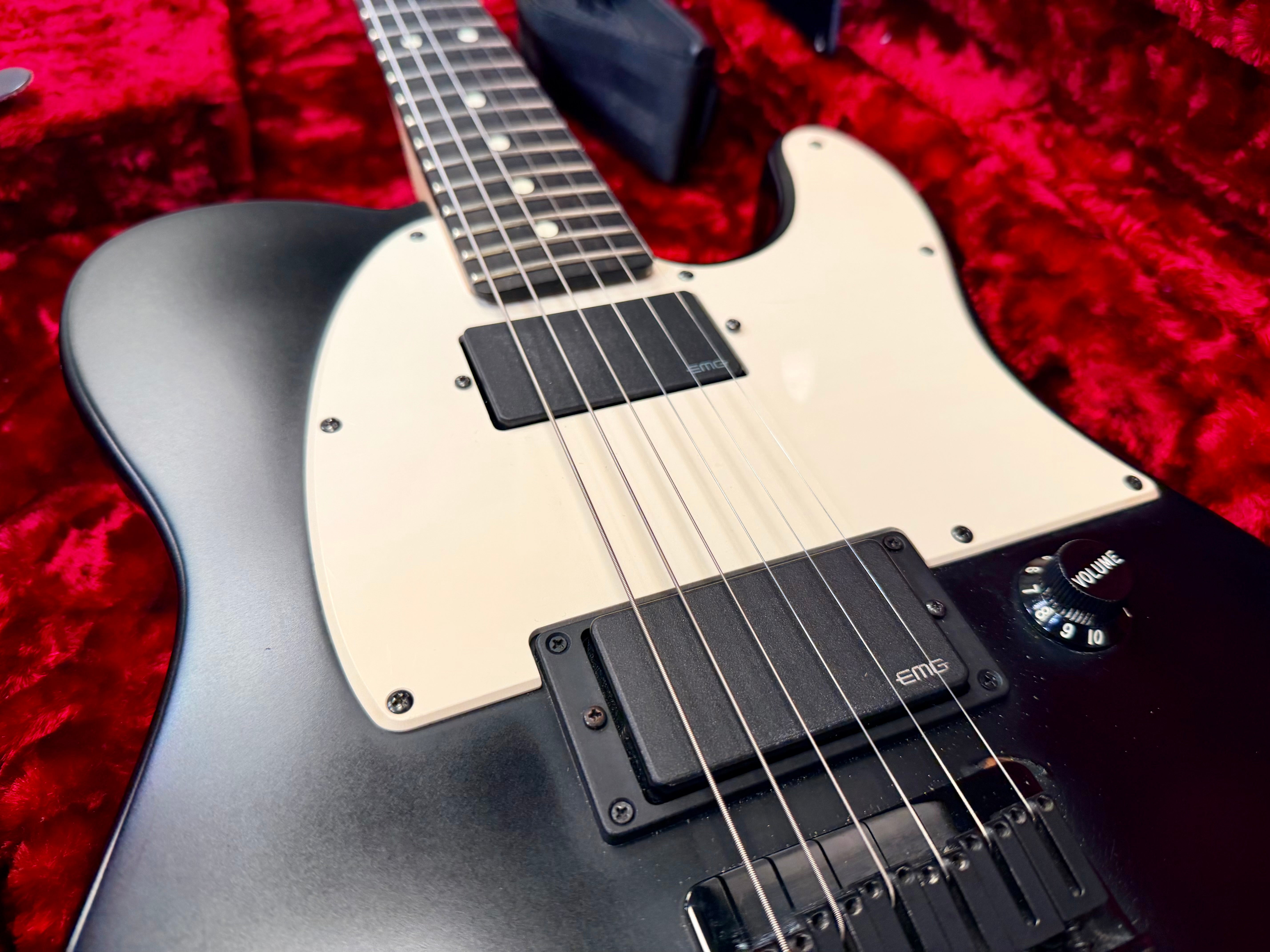 🔥 Fender Jim Root Telecaster~ Black Ebony~ EMG 81/60~ 2021 Neck & 2015 Body 🔥