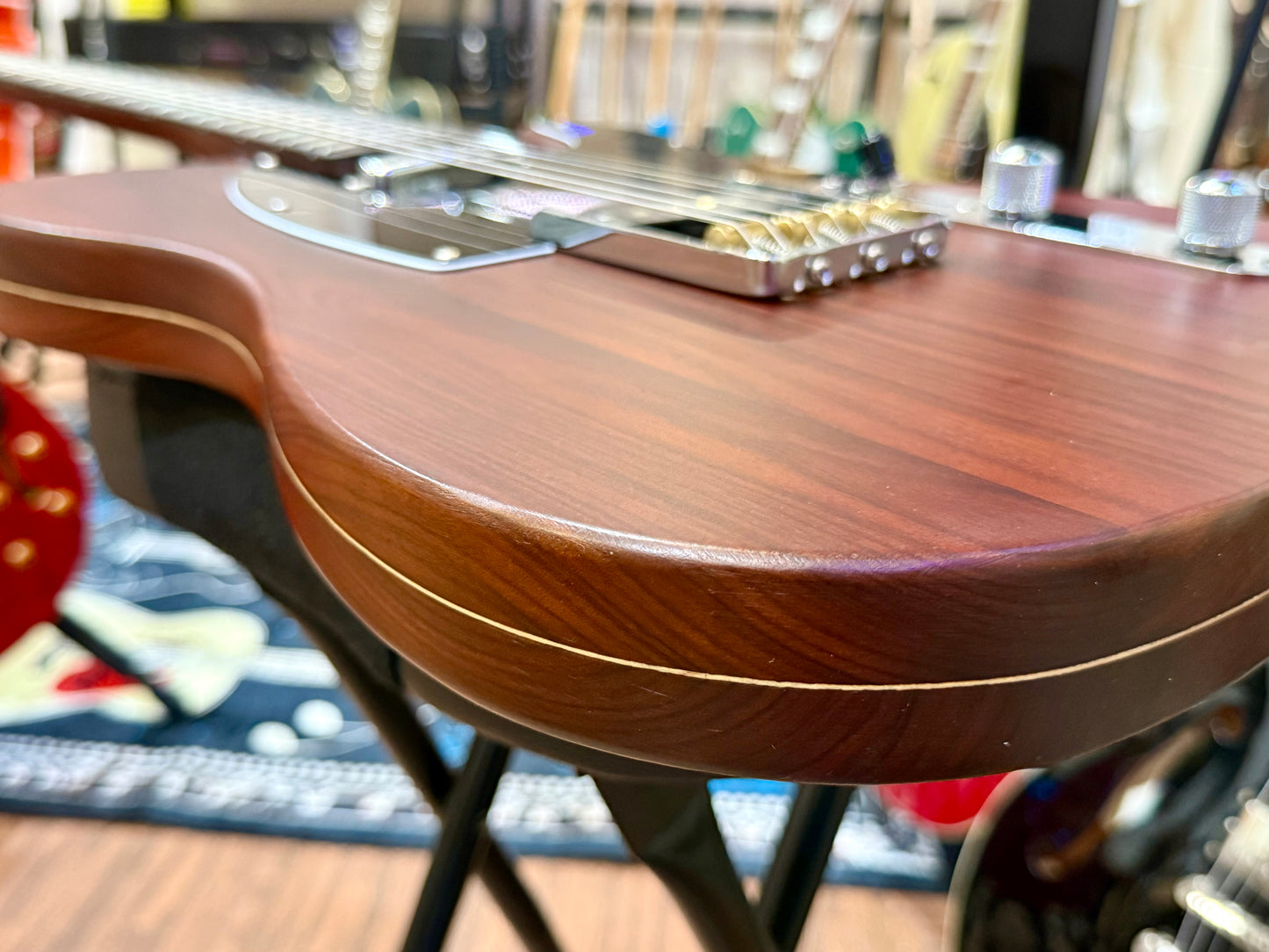 🪵 Custom Rosewood Telecaster~ George Harrison style~ REAL Rosewood~ 10lb:5 🪵