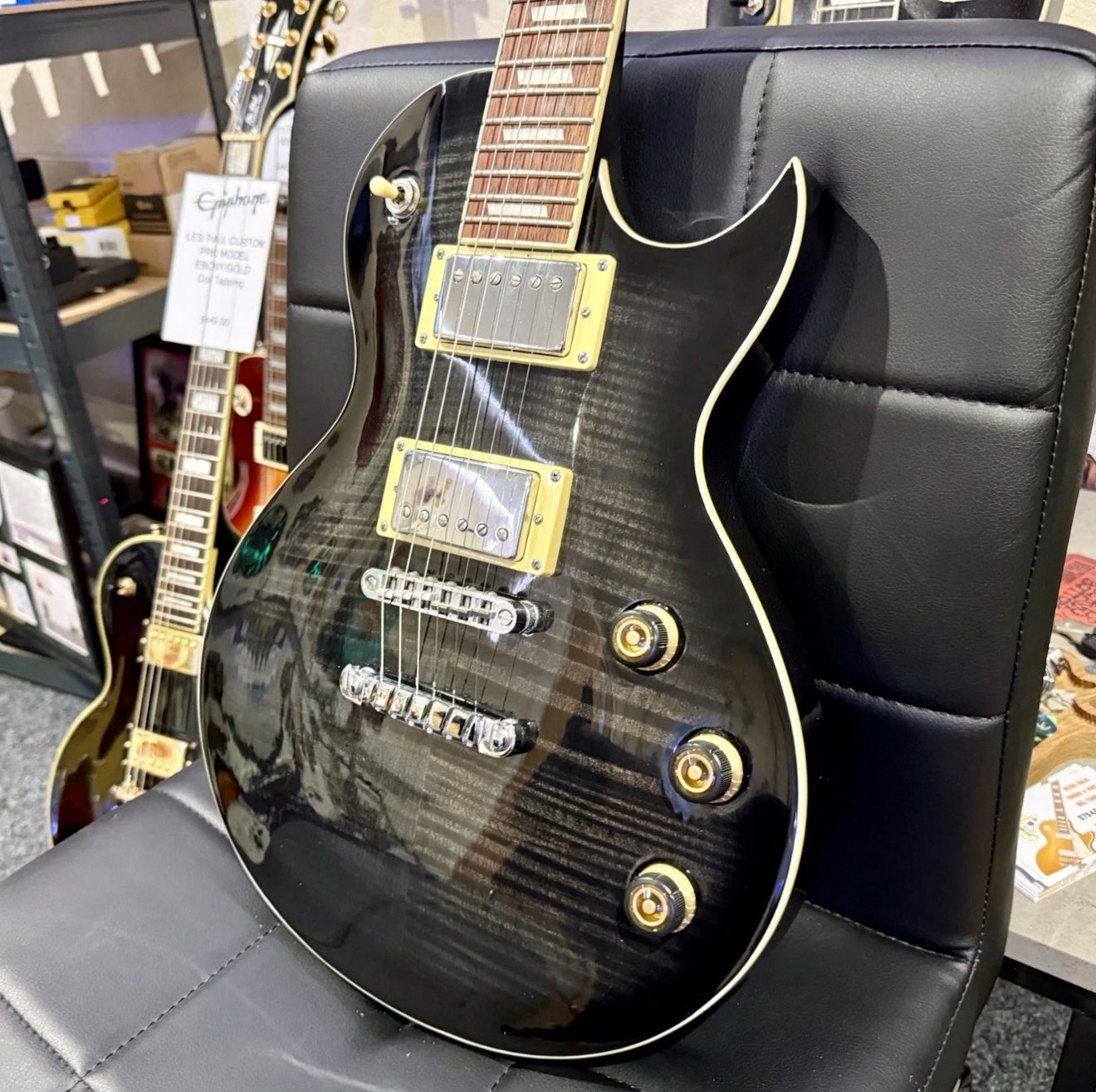 π₯2018π₯ Ibanez ARZ200FM~ Grey Burst Flamed Top~ Single cut Les Paul Shape!