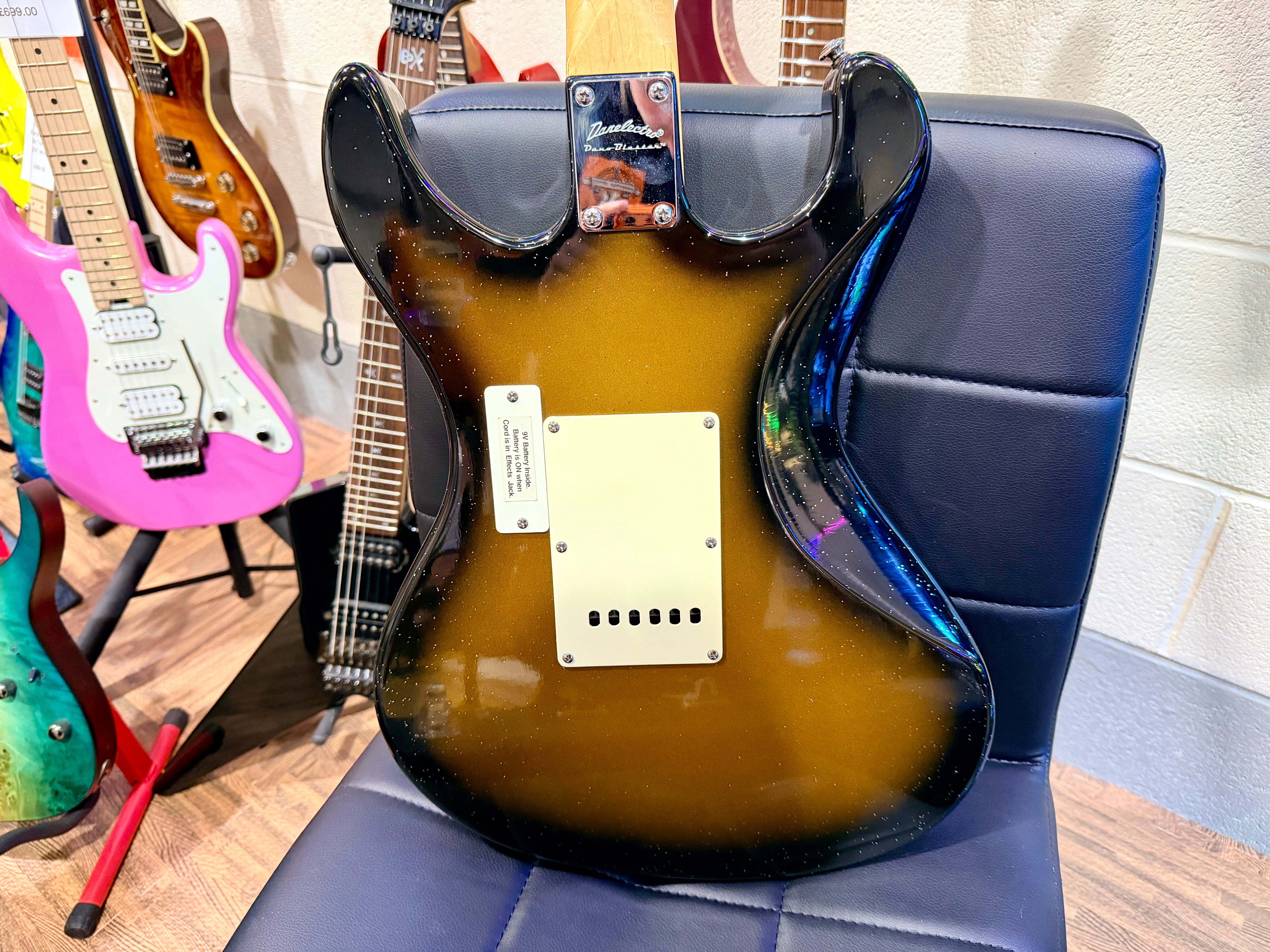 🔥RARE🔥 Danelectro Danoblaster Innuendo Electric Guitar~ Korea 2000 + Effects!
