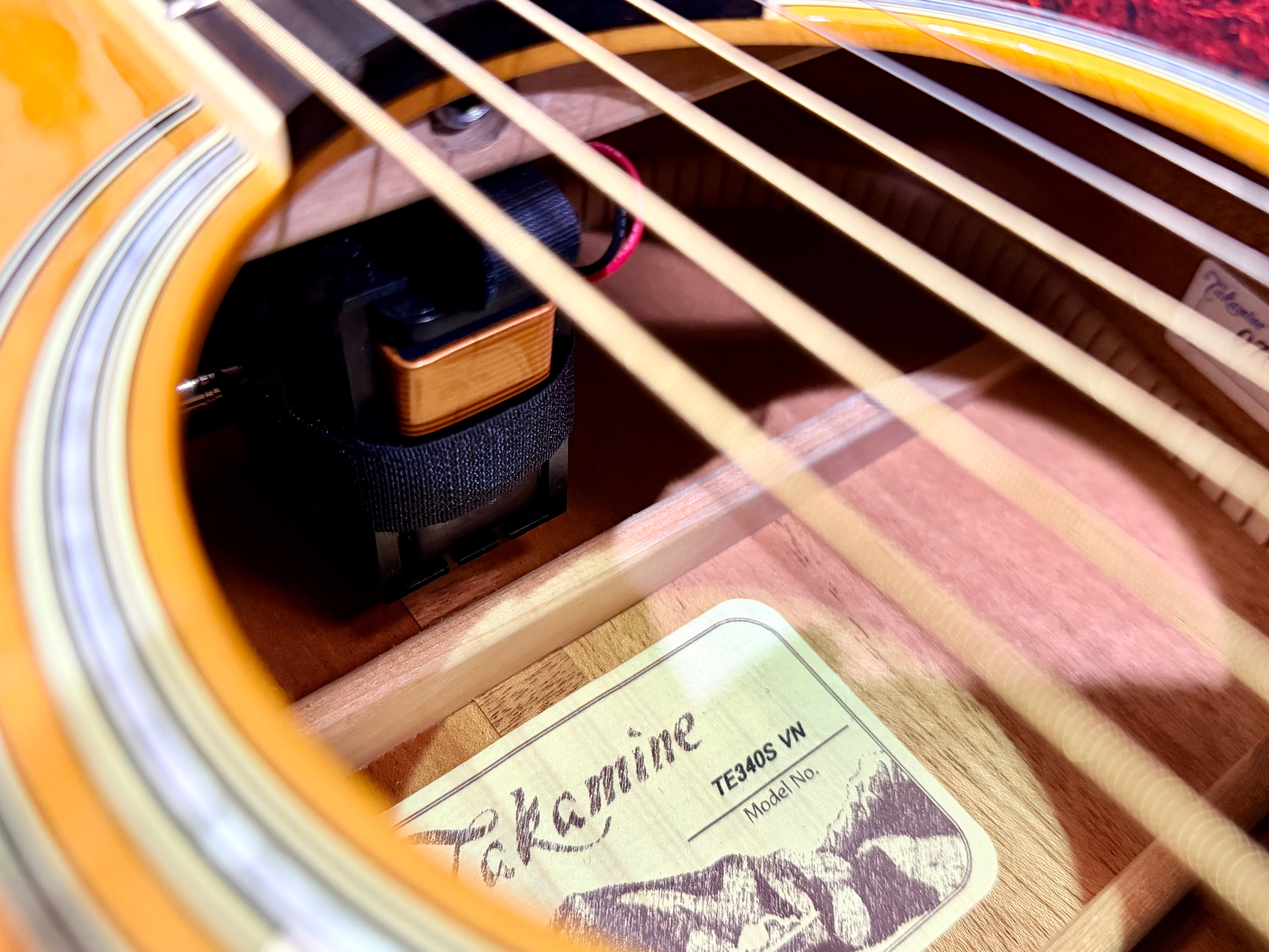 🇯🇵RARE🇯🇵 Takamine TE340S VN Electro-Acoustic Guitar~ 2007 MIJ Limited Edition!