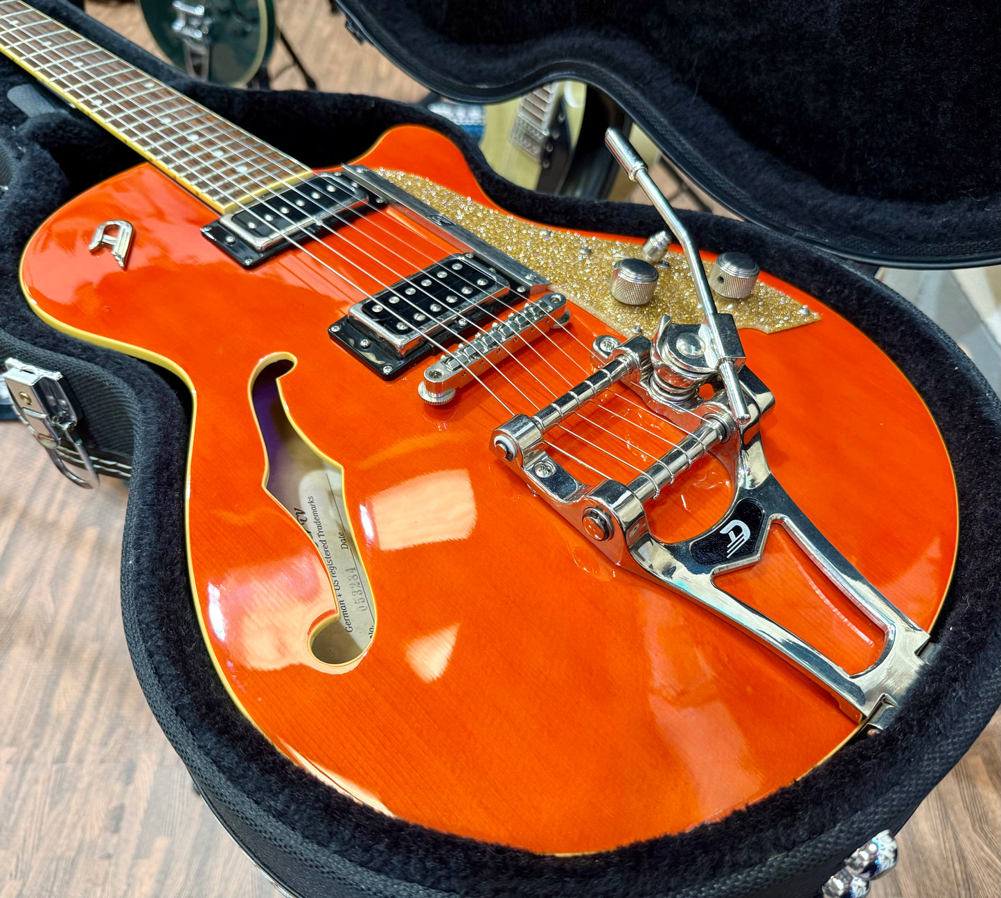 🔥2005🔥 Duesenberg Starplayer TV~ Vintage Orange Semi-Hollow~ Cherished + Case!