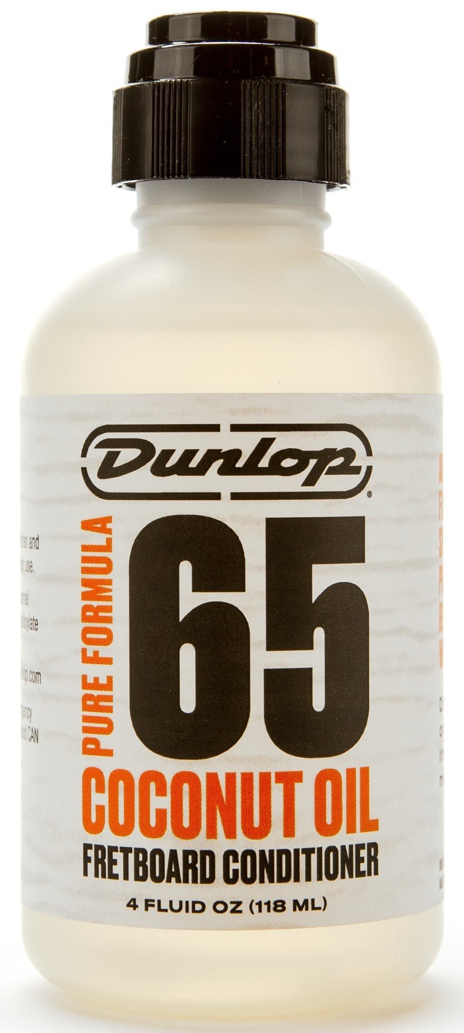 Dunlop Pure Formula 65 Coconut Oil Fretboard Conditioner, 4 Oz