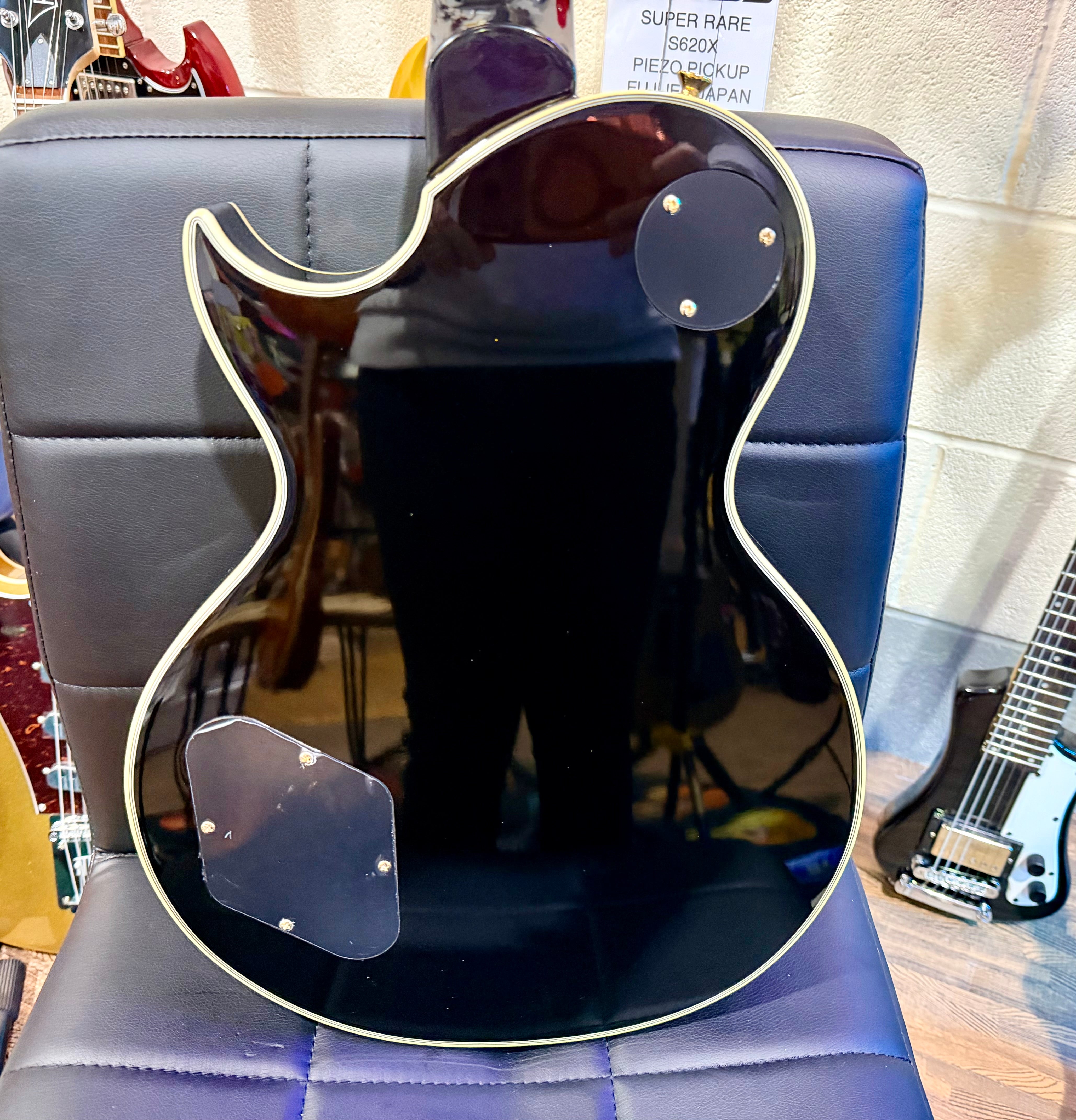 🔥MINT🔥 Vintage V100PBB V100 Les Paul~ P90 Pickups~ 2W90 Gold Hardware~ Black!