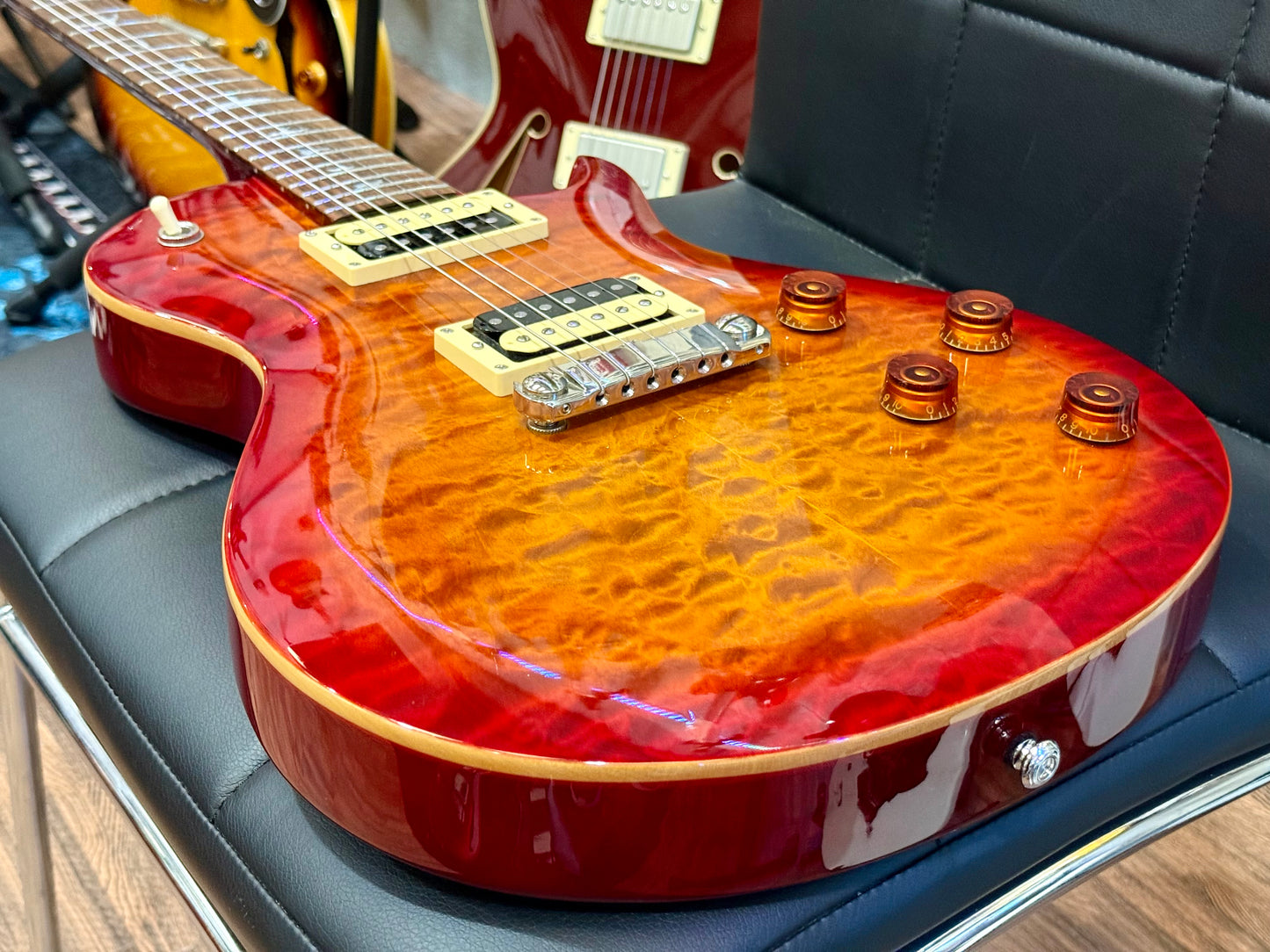 ☀️2012 KOREA☀️ PRS SE 245 Vintage Sunburst~ Limited Edition Quilt Top + Gig Bag!