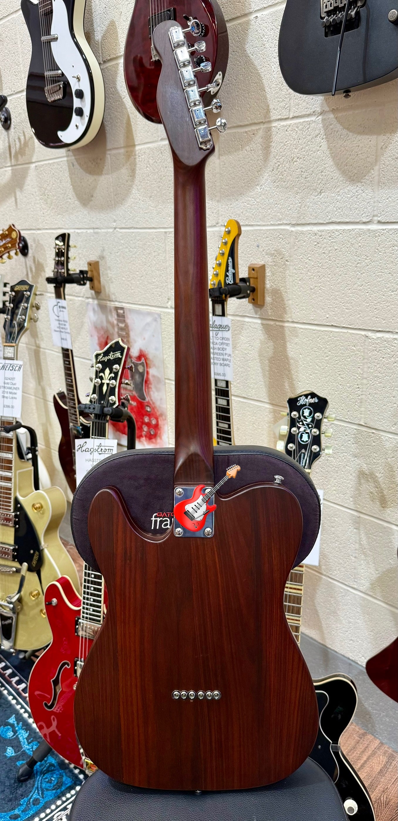 🪵 Custom Rosewood Telecaster~ George Harrison style~ REAL Rosewood~ 10lb:5 🪵