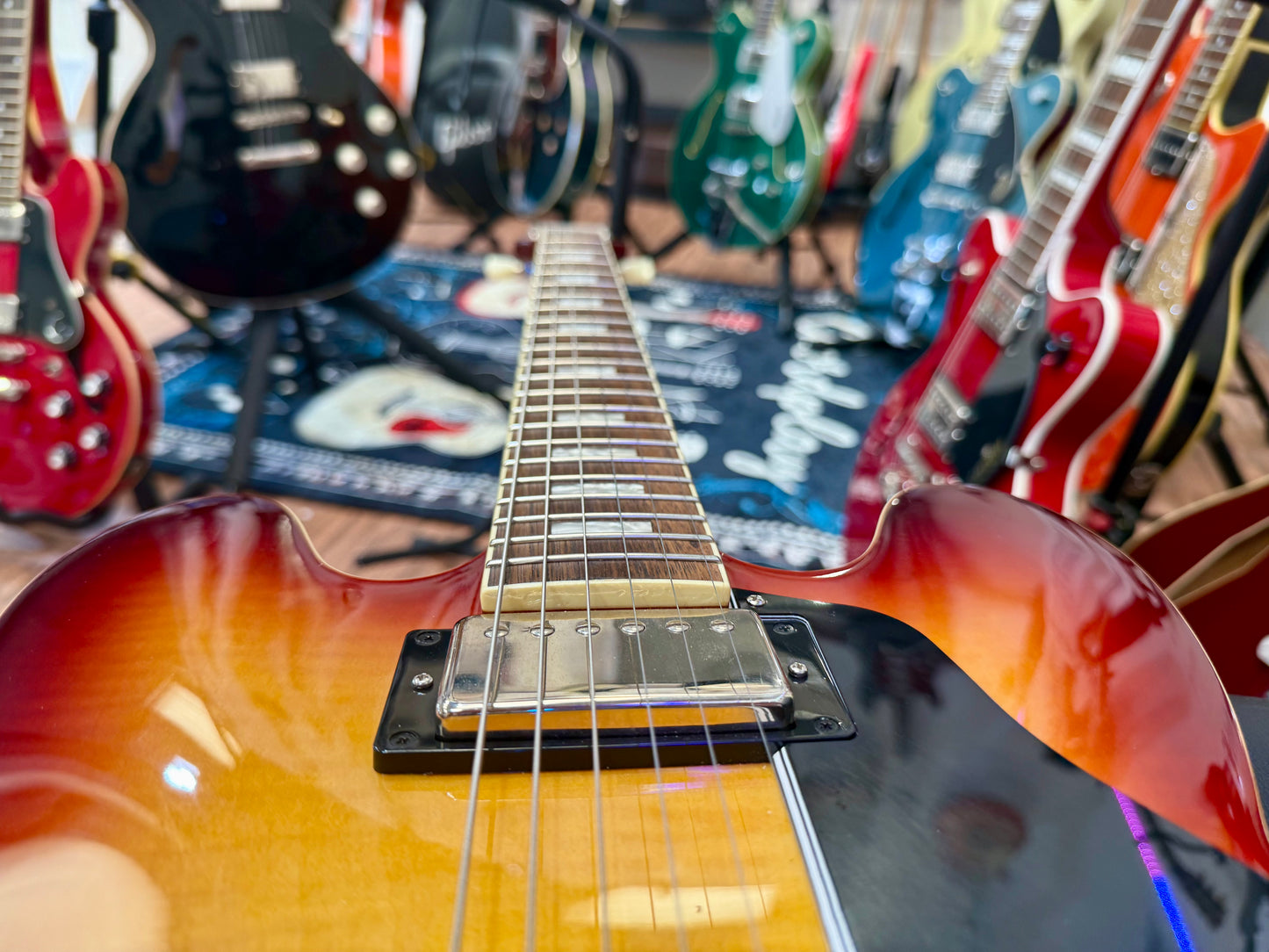 🌟2024 MINT🌟 Epiphone ES-335 Figured~ Raspberry Tea Burst~ Inspired By Gibson!