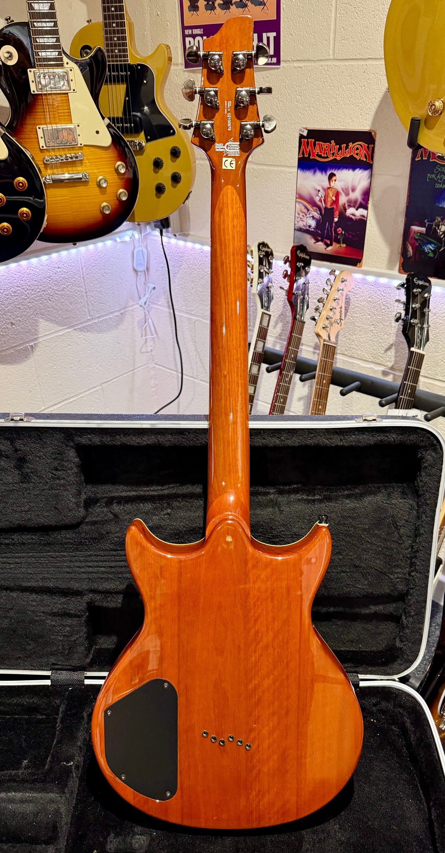 🌟RARE KOREAN🌟 Washburn Tabu Series TB-300 Double Cut~ Head Hunter P’ups~ Case!