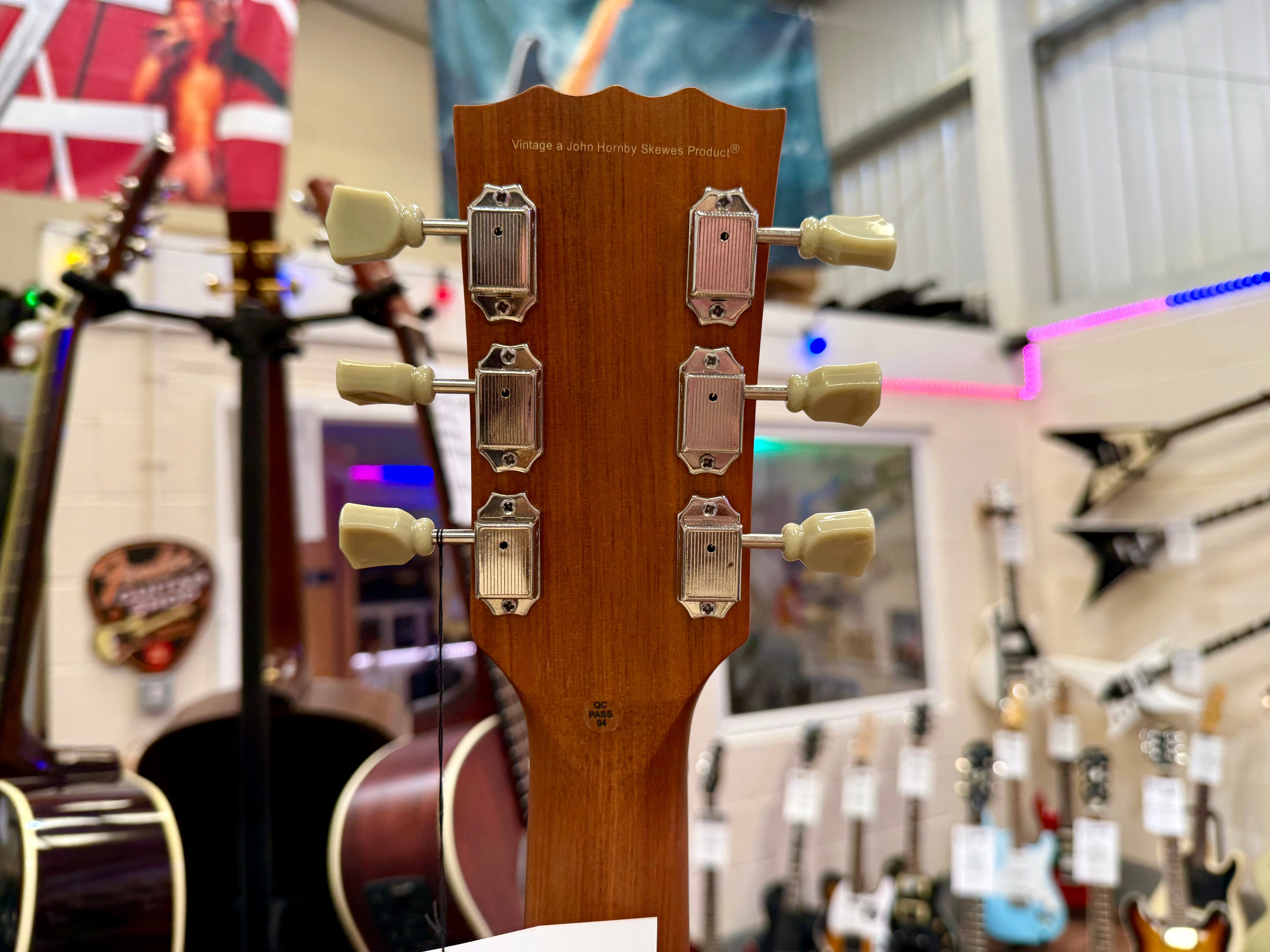 ๐NEW 2025๐ Vintage Historic Series 'Dreadnought' Electro-Acoustic Guitar VSB!