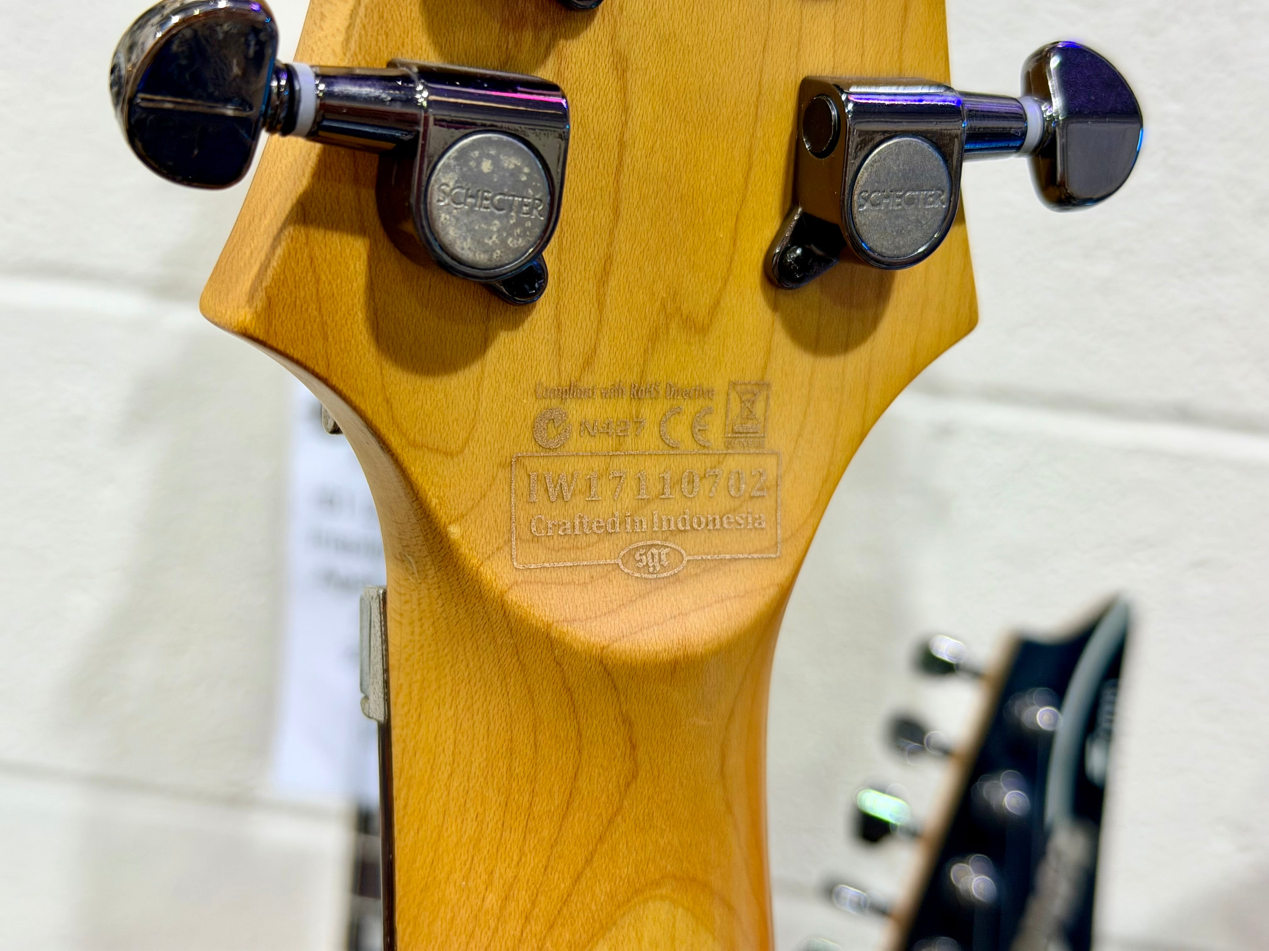 🔥7-STRING🔥 Schecter Demon-7 FR In Crimson Red Burst~ Floyd Rose~ Active~ 2017!