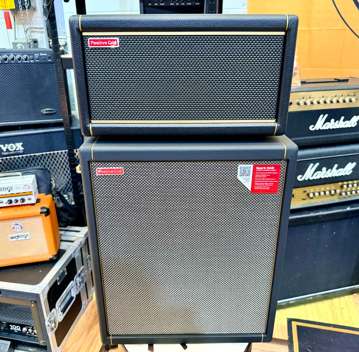 🔥MINT🔥 Positive Grid Spark 2 + Spark CAB Smart Guitar Amp Rig Stack~ Boxed!