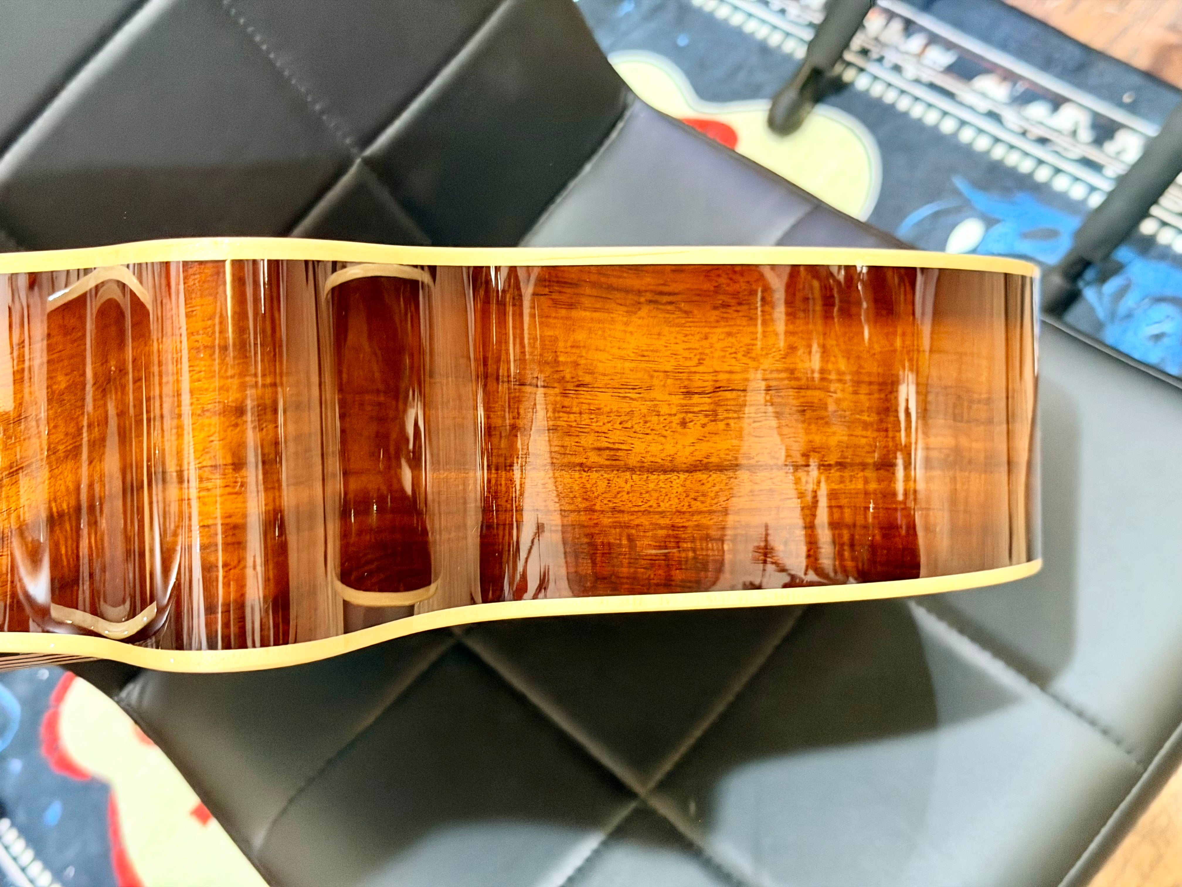 🔥HAWAIIAN KOA🔥 2022 Taylor K24ce~ V-Class~ Shaded Edgeburst~ USA + Hard Case!