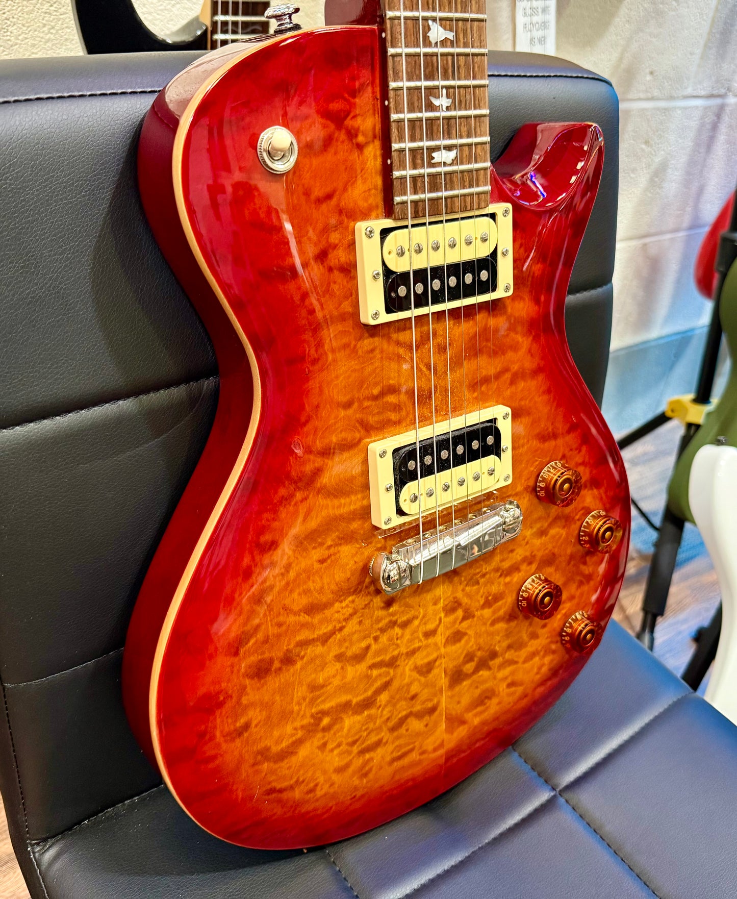 ☀️2012 KOREA☀️ PRS SE 245 Vintage Sunburst~ Limited Edition Quilt Top + Gig Bag!