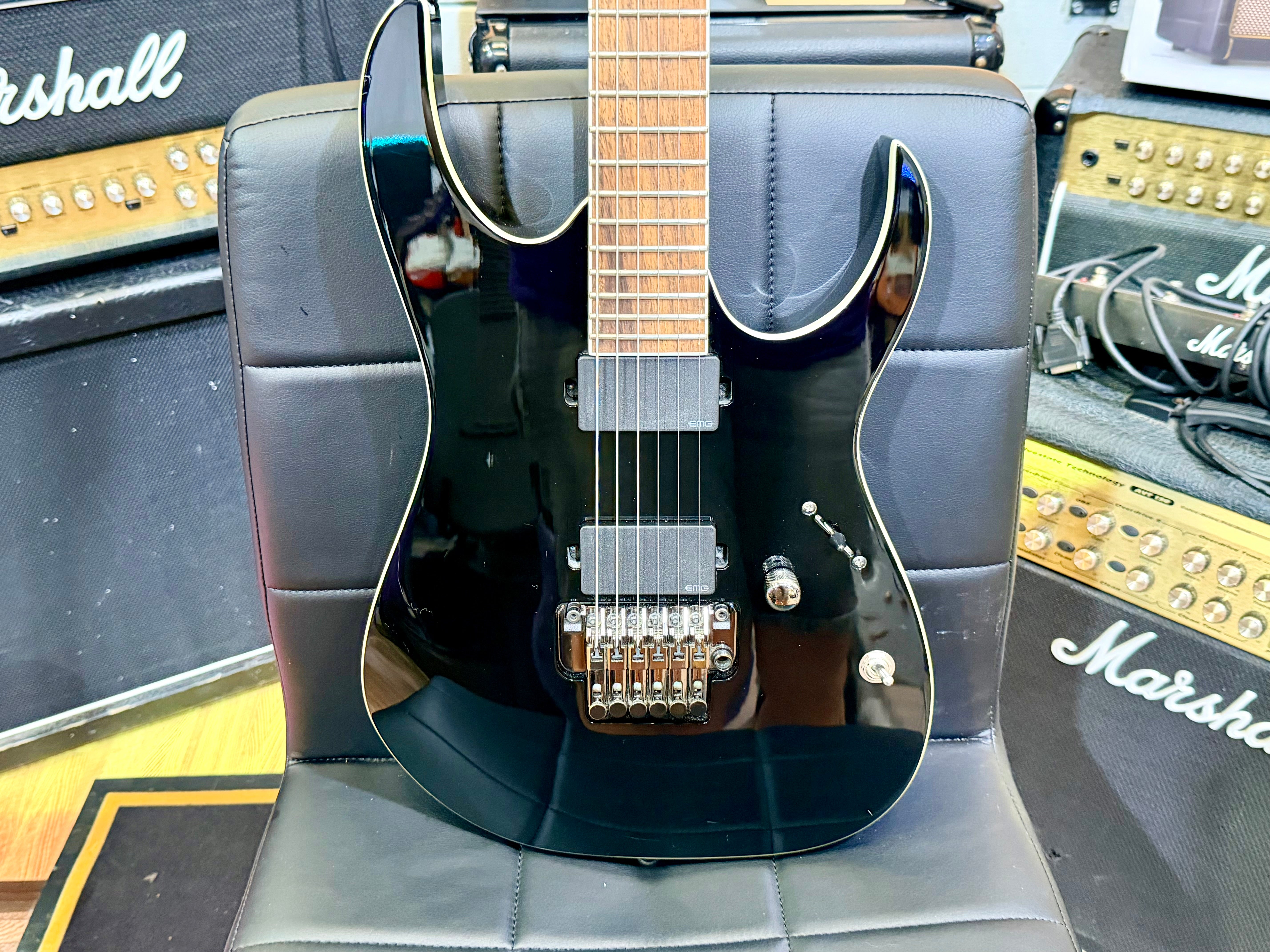 🔥2013🔥 Ibanez RGIR20E Iron Label Black~ EMG 81/60~ 24V Active Battery Mod!