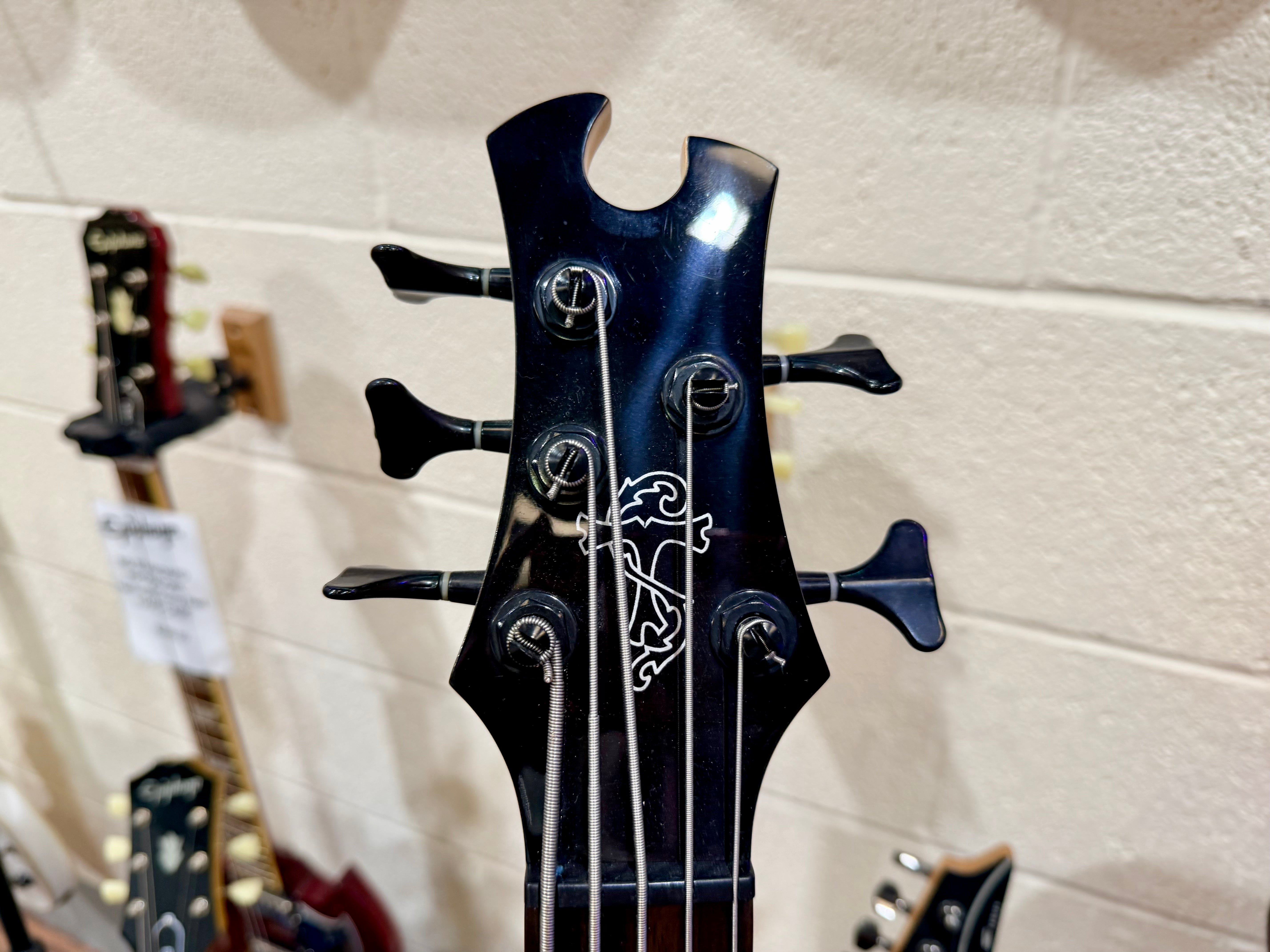 🔥 5 STRING 🔥 Epiphone Toby By Tobias Deluxe V Electric Bass Guitar~ Gloss Red!