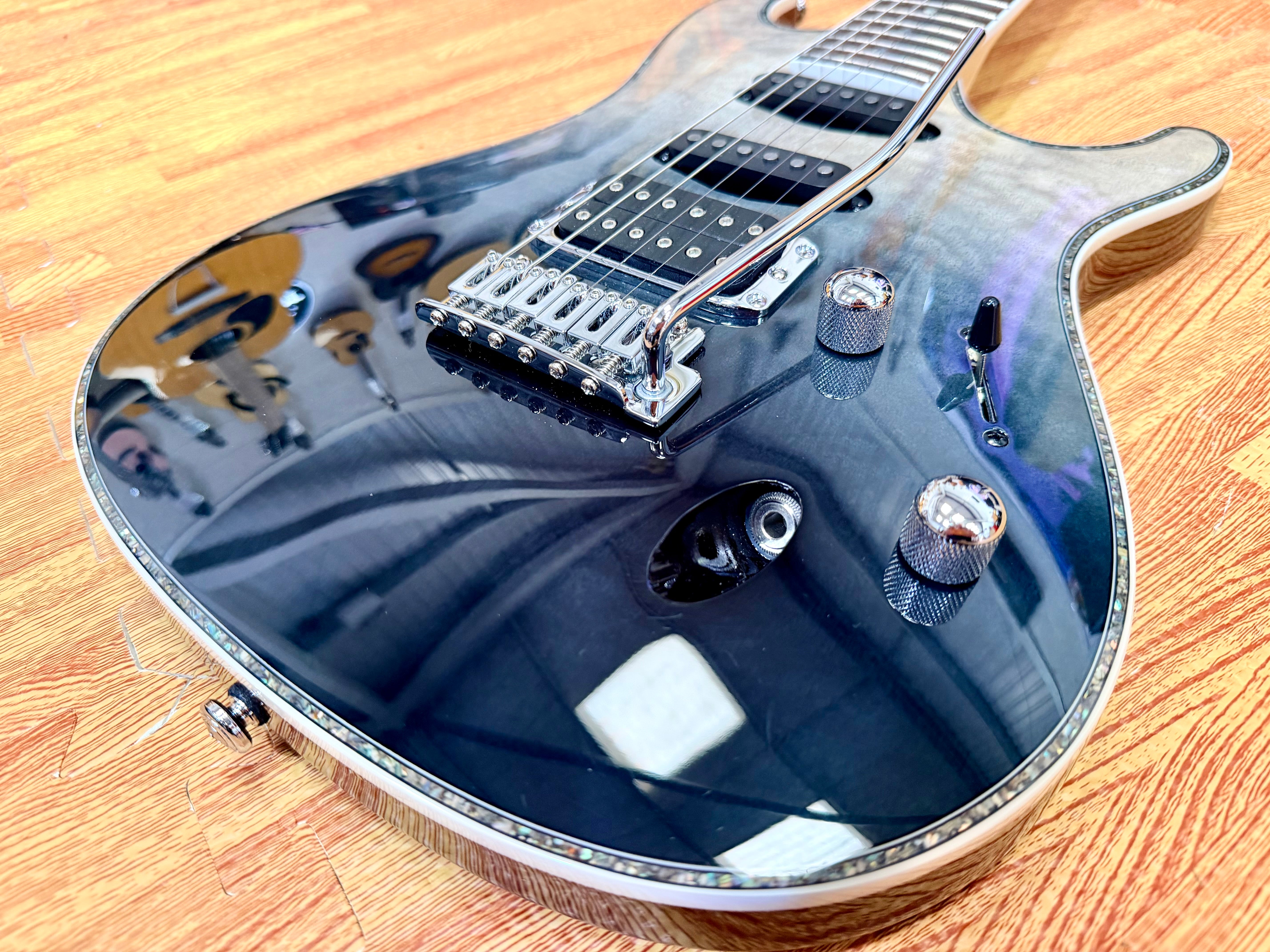 π₯2024π₯ Ibanez SA360NQM Black Mirage Gradation HSS Electric Guitar~ MINT!