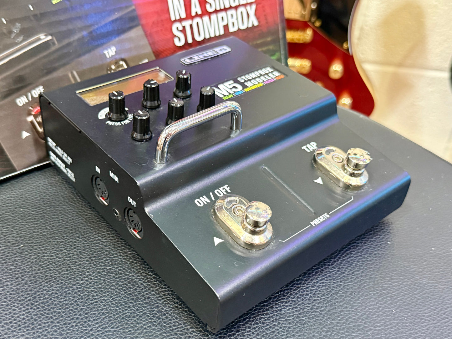 🎸 Line 6 M5 Stompbox Modeller Electric Guitar Multi-Effects Processor Pedal 🎸