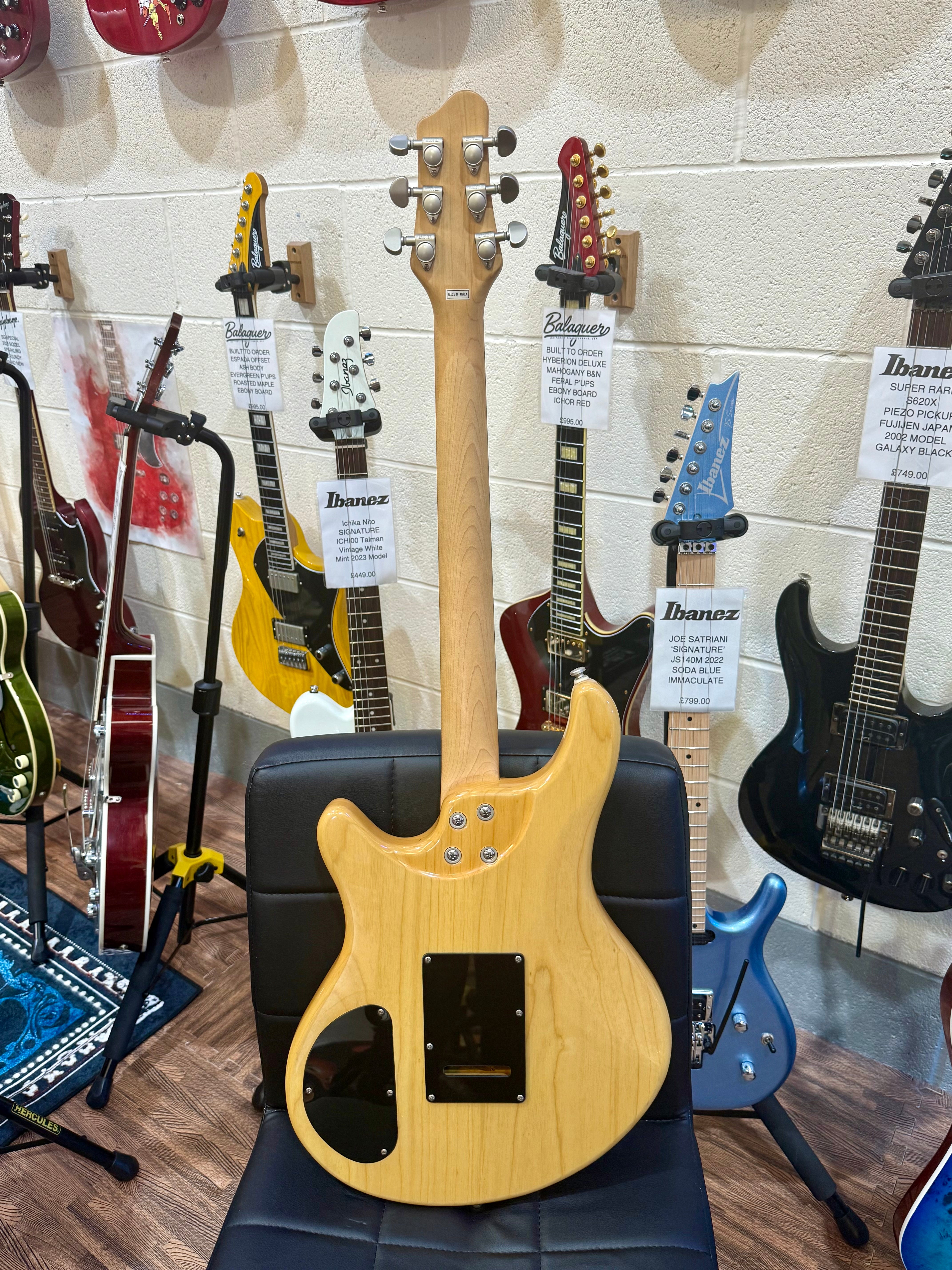 🌟KOREAN🌟 Shine SIL-410 F-Hole Electric Guitar~ Made In Korea~ Natural Gloss!