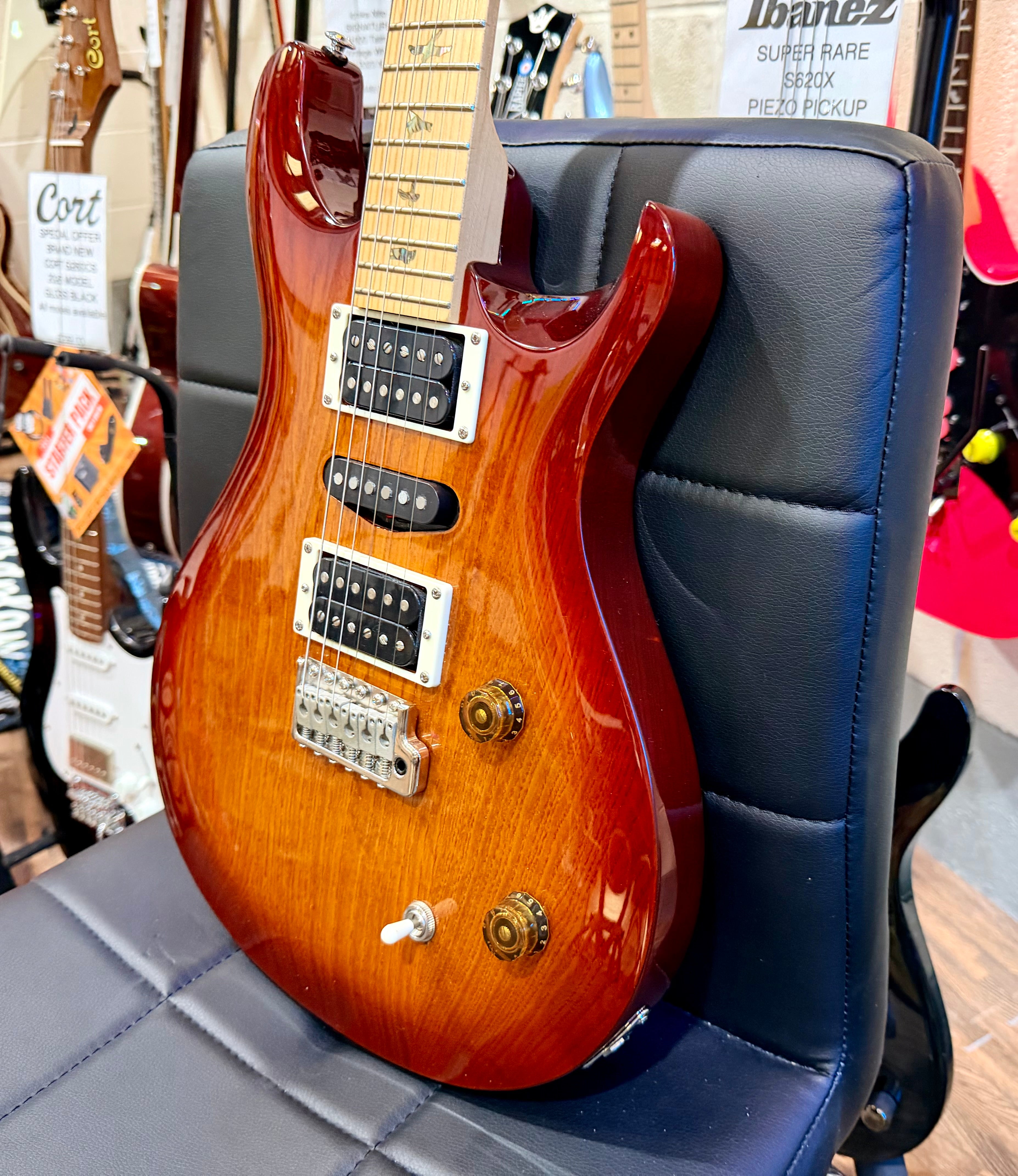 🔥2023🔥 PRS SE Specialty Swamp Ash Special~ Vintage Sunburst~ Maple Neck + Bag!