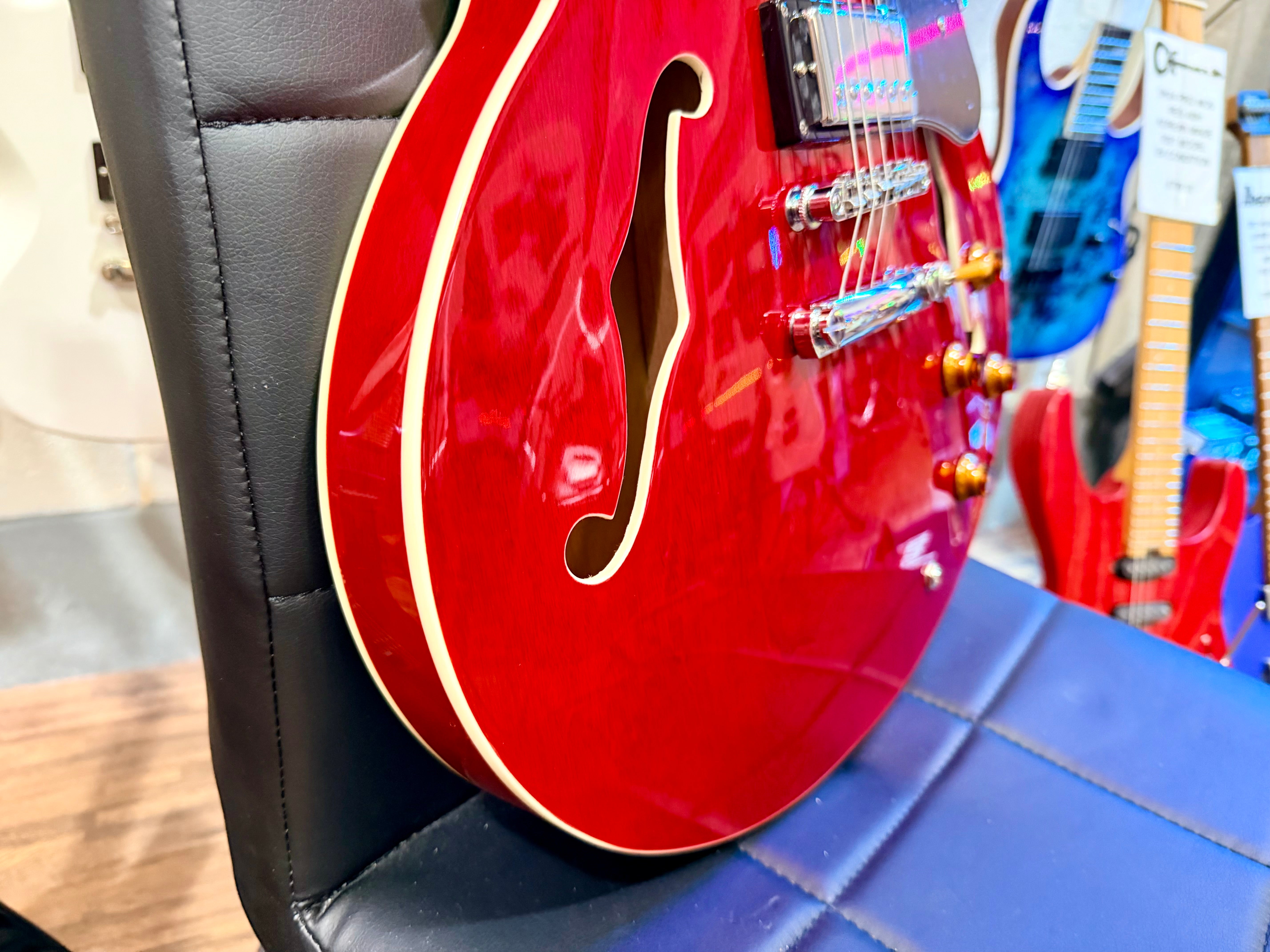🌟BRAND NEW🌟 Tokai UES78 SR Semi Hollow Body~ See-Through Red~ ‘335’ Style!