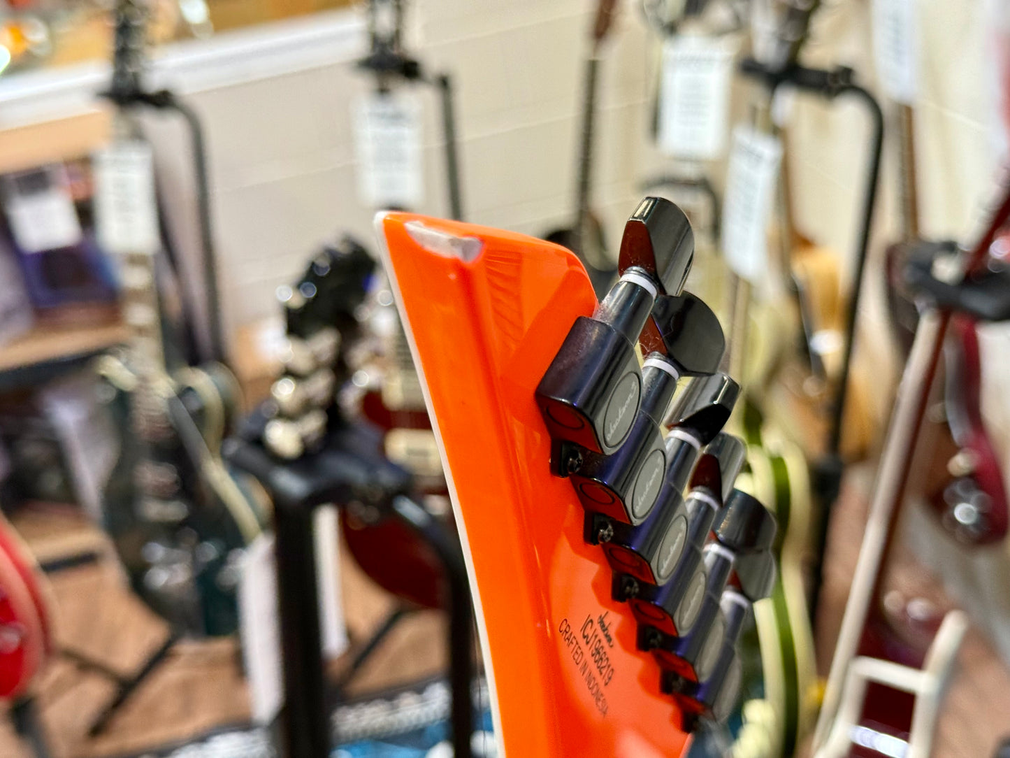 🔥NEON ORANGE🔥 Jackson X Series Soloist SL4X~ Neck Thru~ Floyd Rose~ 2019 Model
