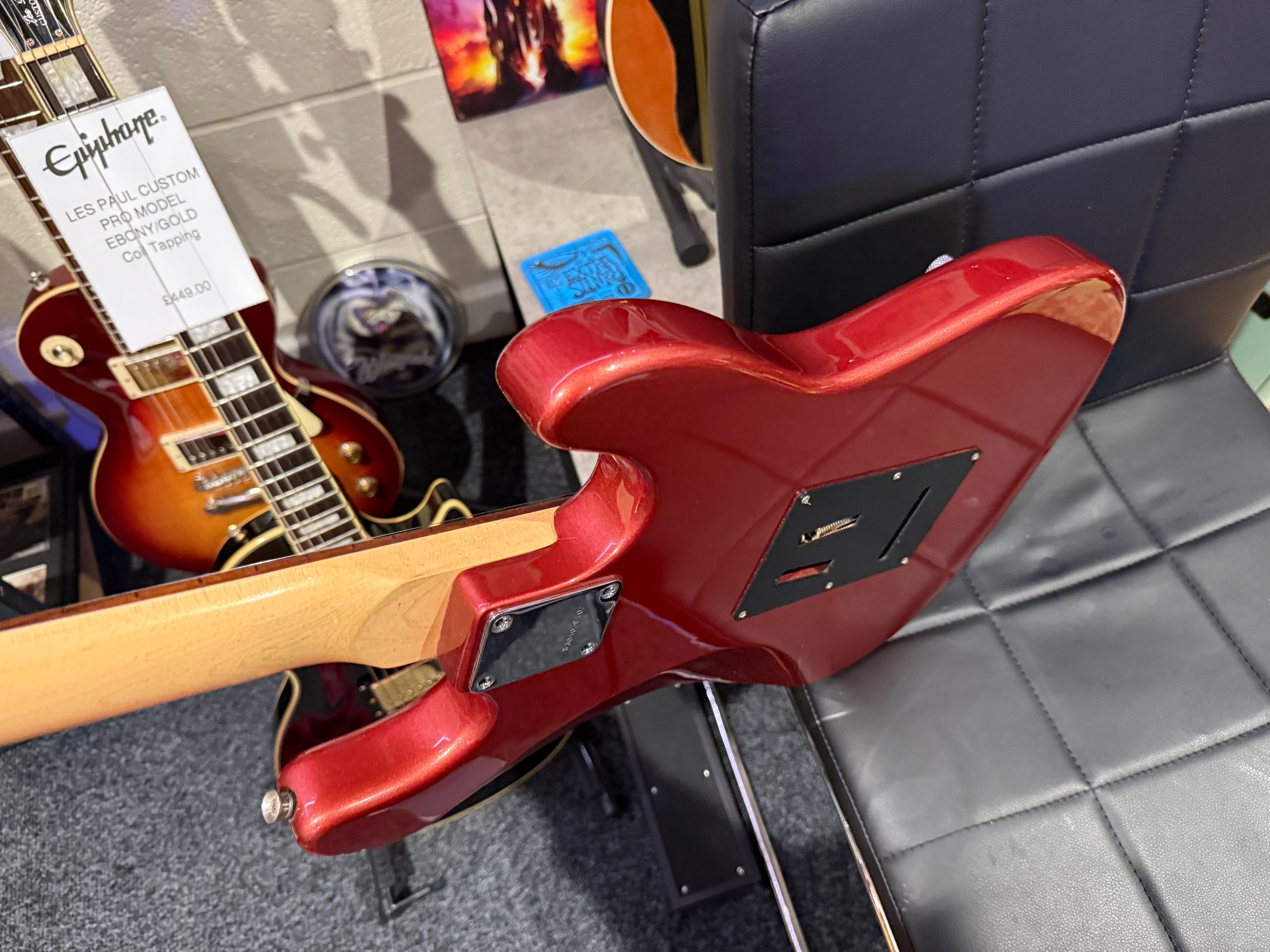 🔥RARE LEFTY🔥 Vintage 90’s Kramer Focus 111S~ Metallic Red~ Stratocaster Style!