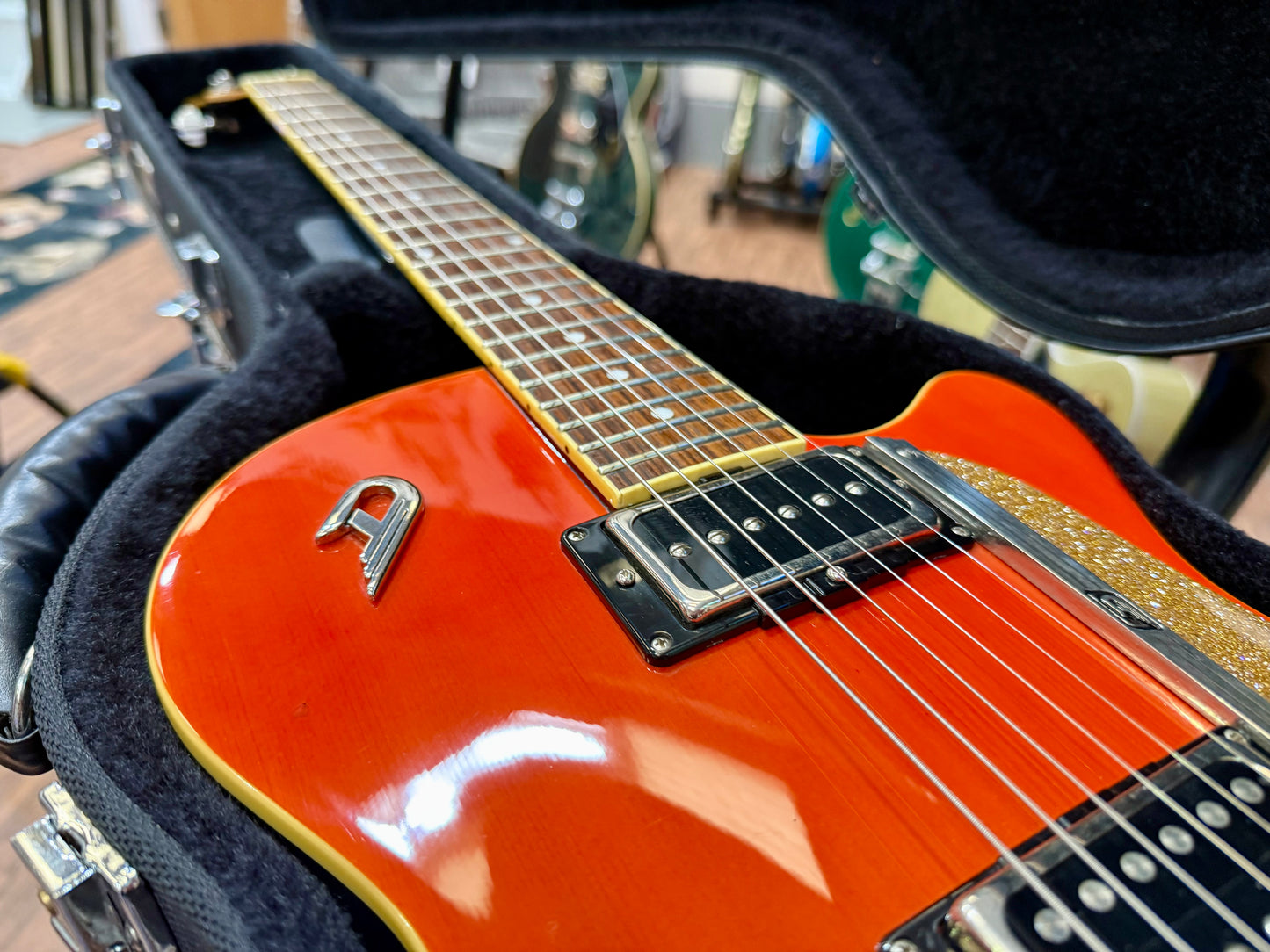 🔥2005🔥 Duesenberg Starplayer TV~ Vintage Orange Semi-Hollow~ Cherished + Case!